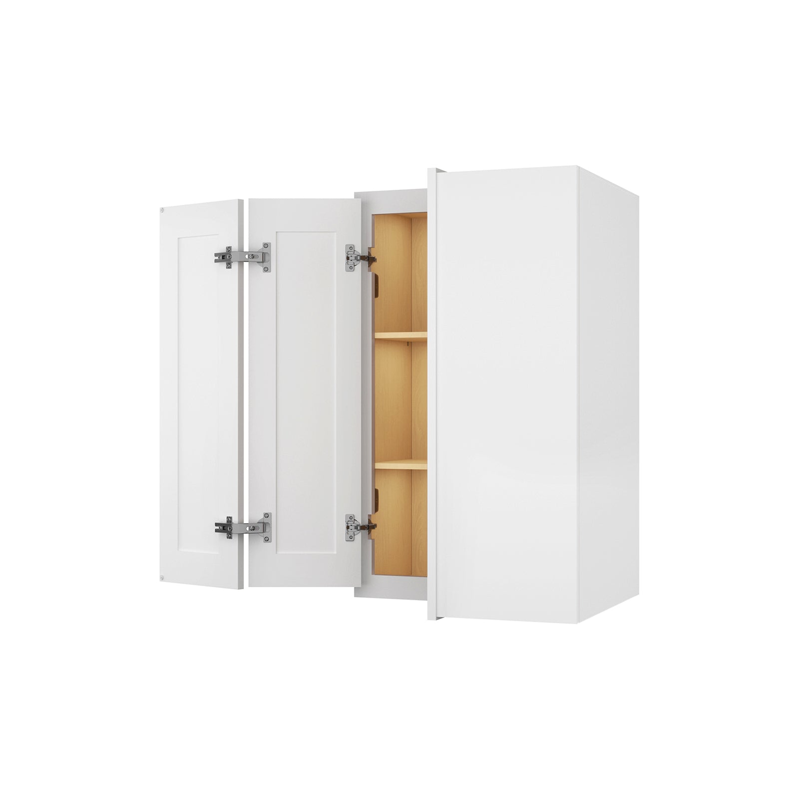 HOMLUX Easy-DIY Shaker White Ready to Assemble Wall Easy Reach Kitchen Cabinet