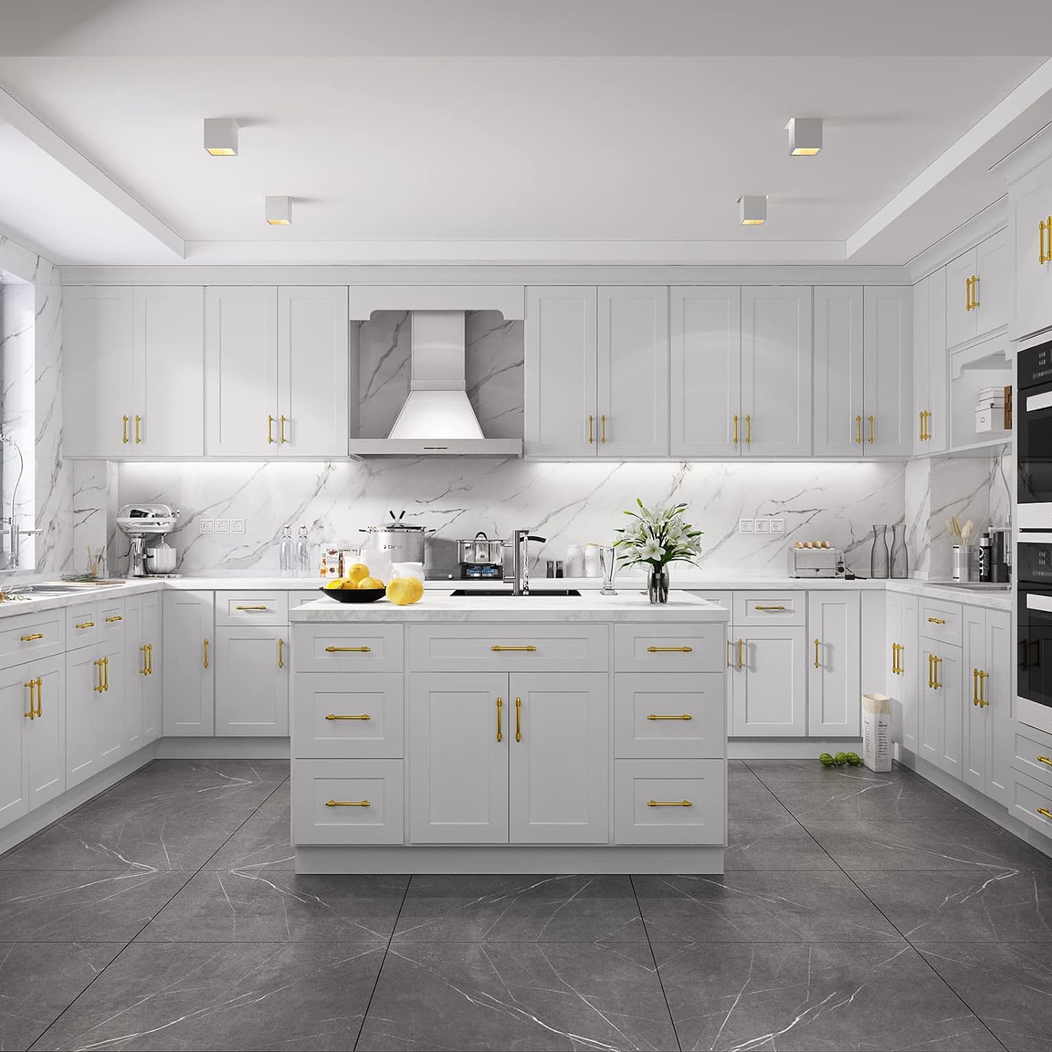 24"D Birch Solid Wood x 18"W x 34.5"H 2 Drawer Base Kitchen Cabinet 18" Wide 2DB18