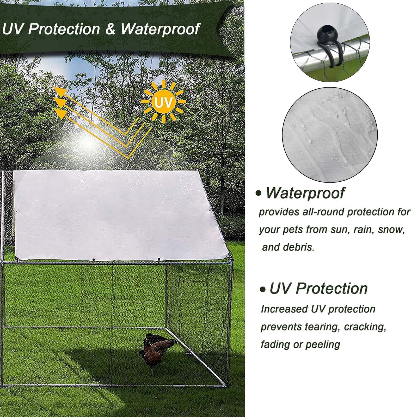 Large Metal Chicken Coop