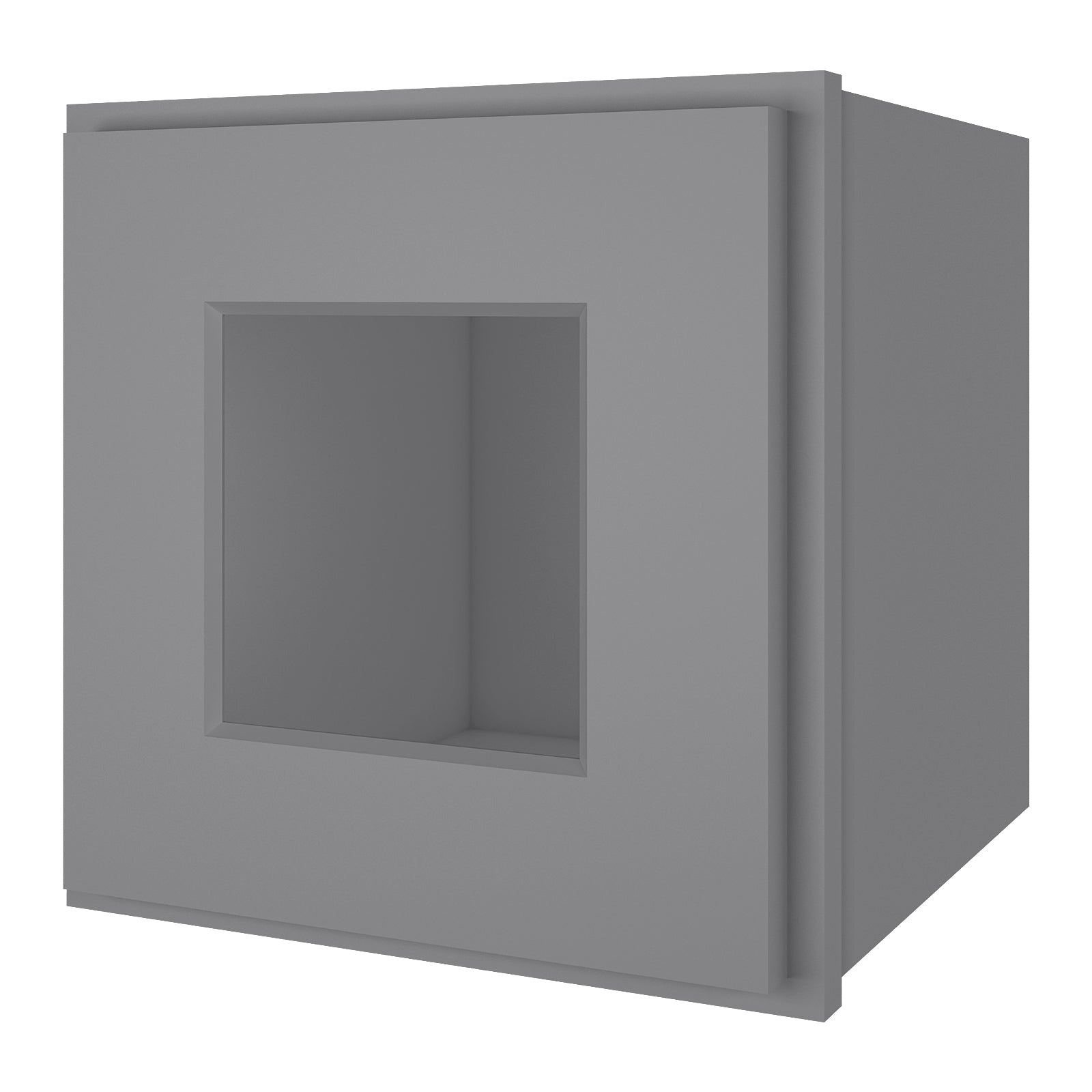 12"D*12"W*12"H Birch Solid Wood Medicine Cabinet Wall Mounted W1212GD