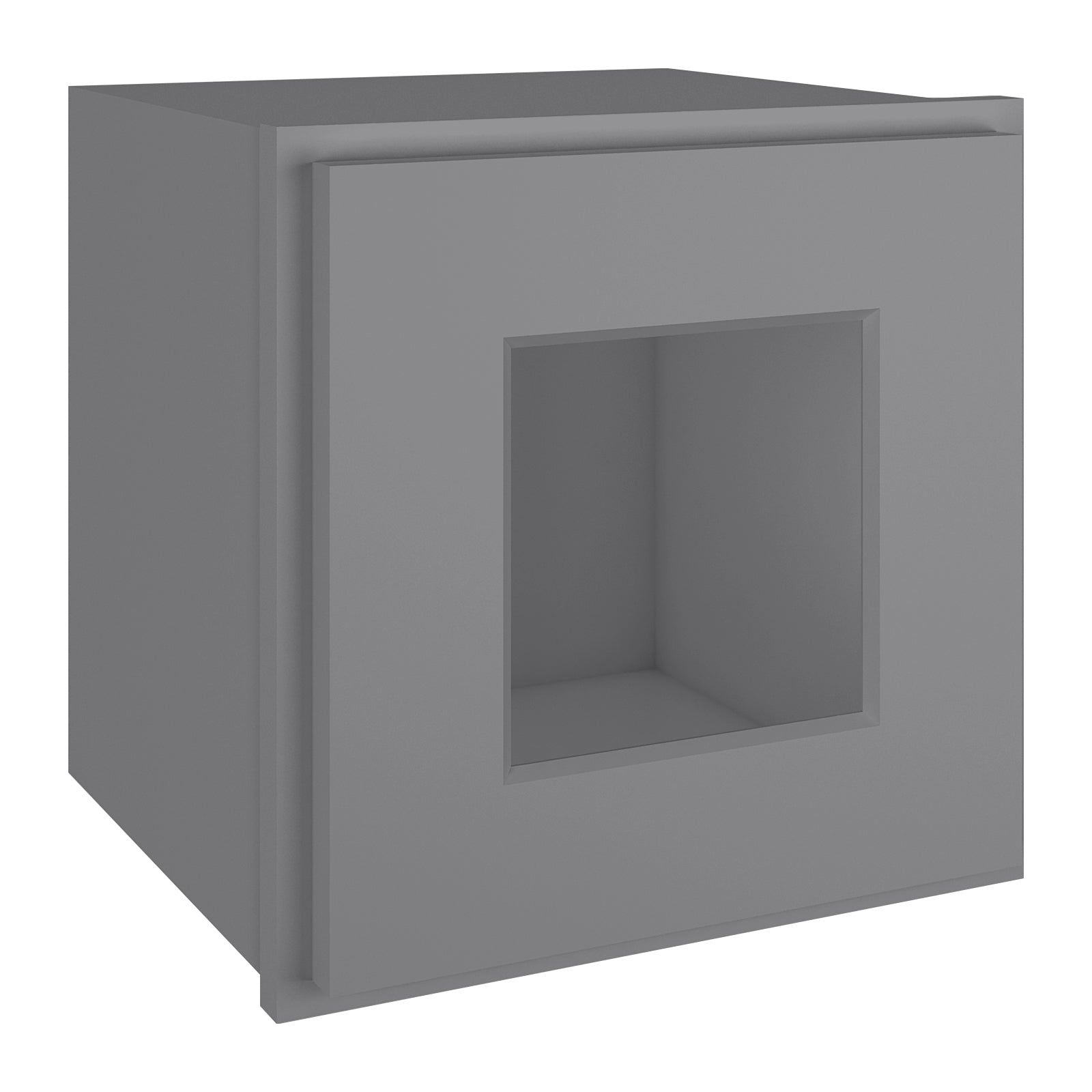 12"D*12"W*12"H Birch Solid Wood Medicine Cabinet Wall Mounted W1212GD