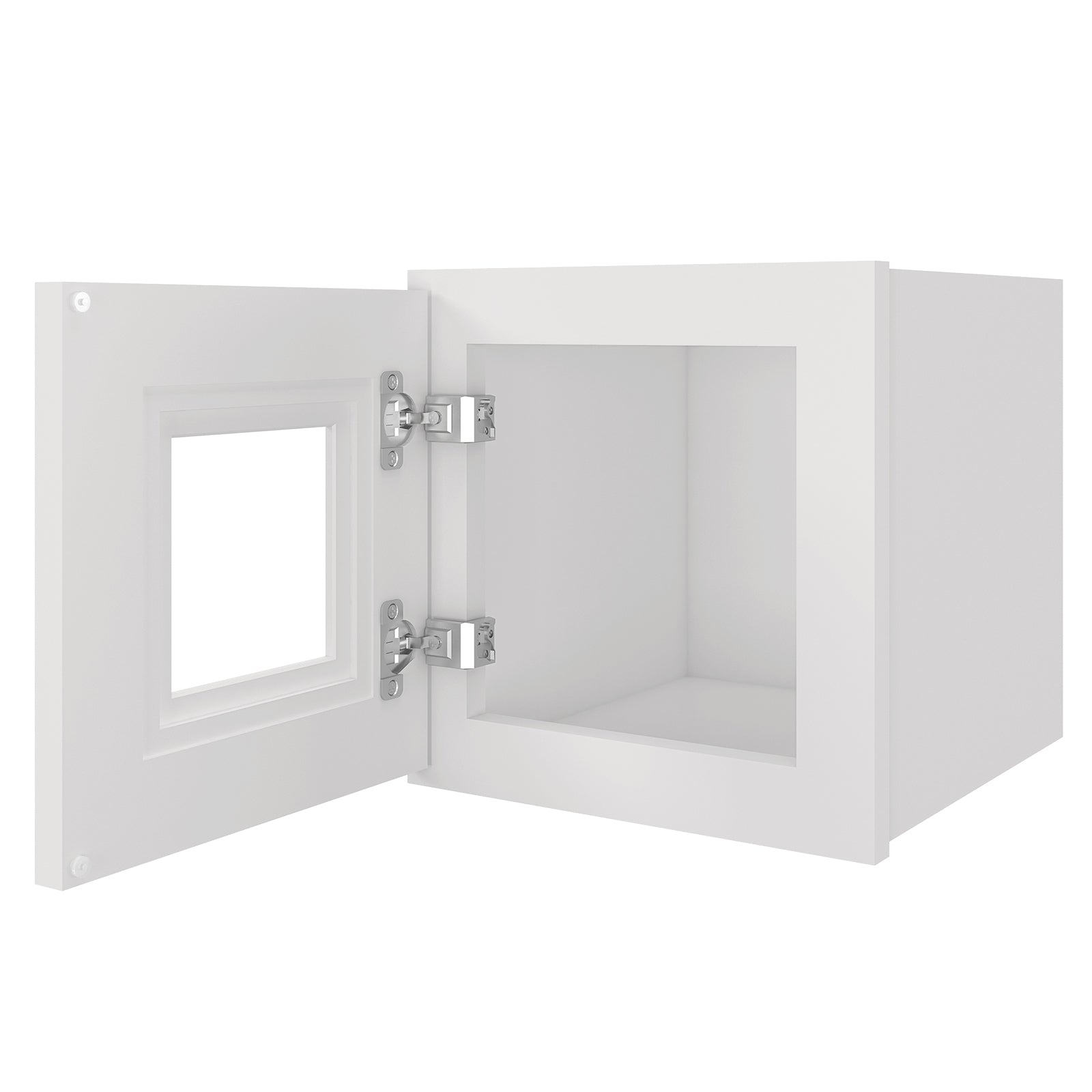 12"D*12"W*12"H Birch Solid Wood Medicine Cabinet Wall Mounted W1212GD