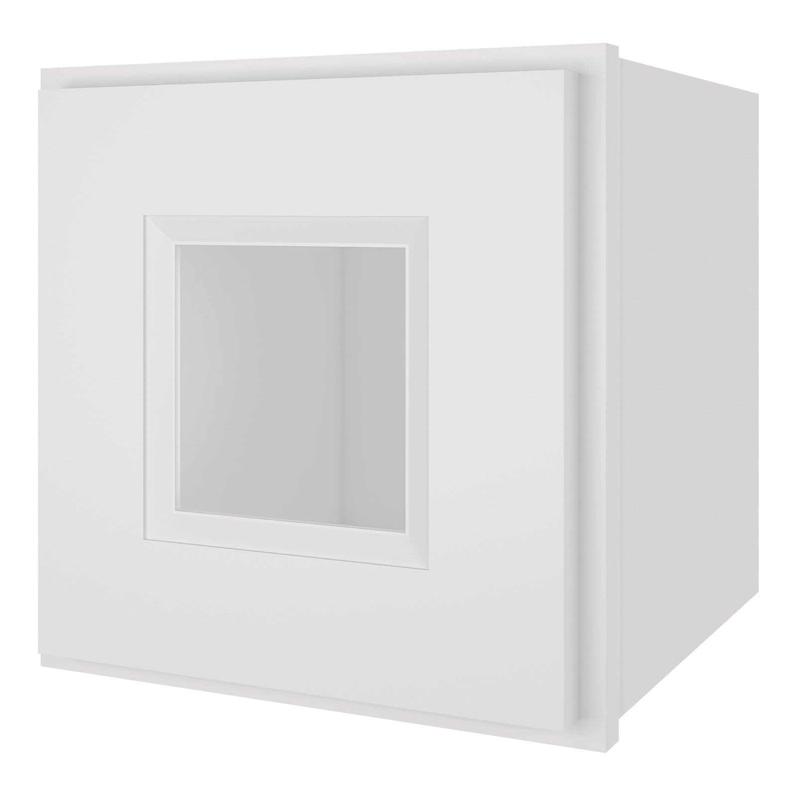 12"D*12"W*12"H Birch Solid Wood Medicine Cabinet Wall Mounted W1212GD