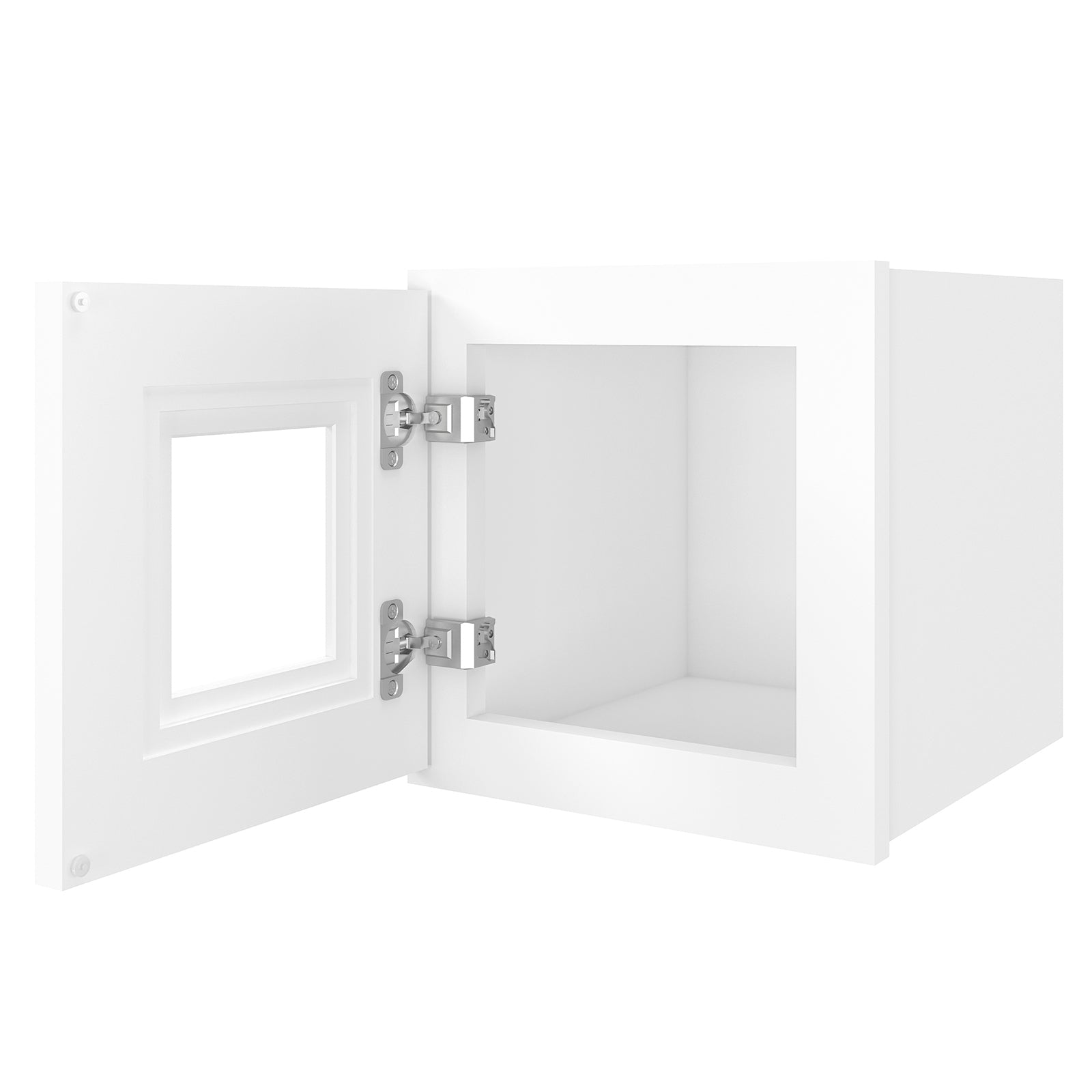 12"D*12"W*12"H Birch Solid Wood Medicine Cabinet Wall Mounted W1212GD