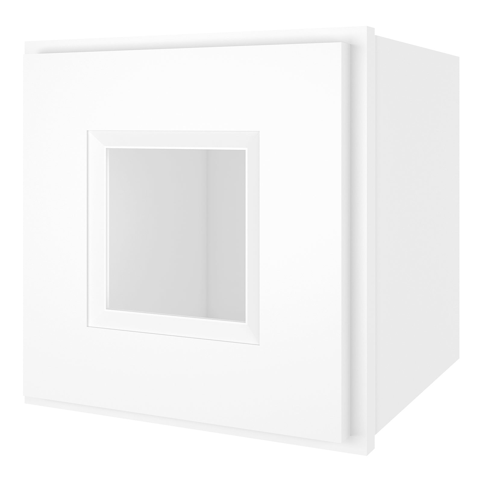 12"D*12"W*12"H Birch Solid Wood Medicine Cabinet Wall Mounted W1212GD