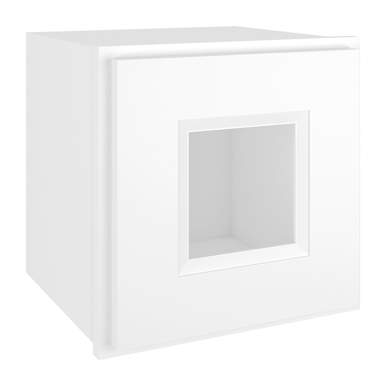 12"D*12"W*12"H Birch Solid Wood Medicine Cabinet Wall Mounted W1212GD