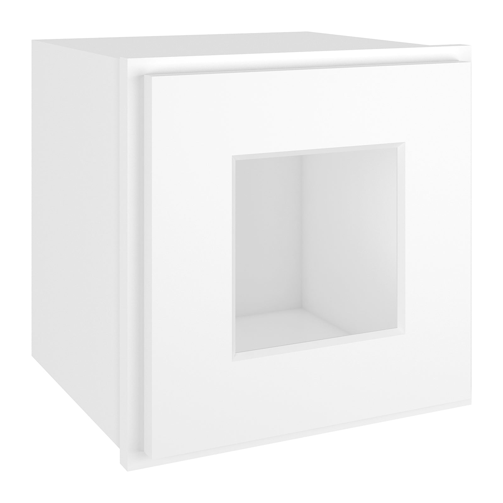 12"D*12"W*12"H Birch Solid Wood Medicine Cabinet Wall Mounted W1212GD