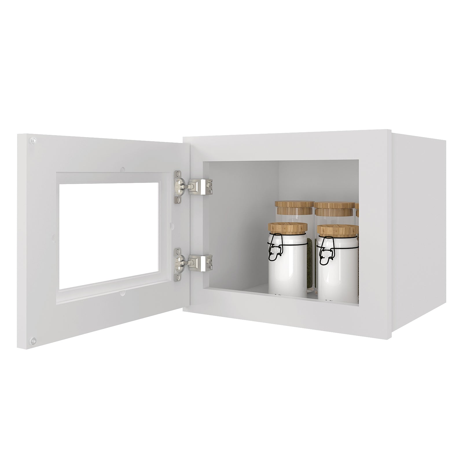 12"D*15"W*12"H Birch Solid Wood Medicine Cabinet Wall Mounted W1512GD