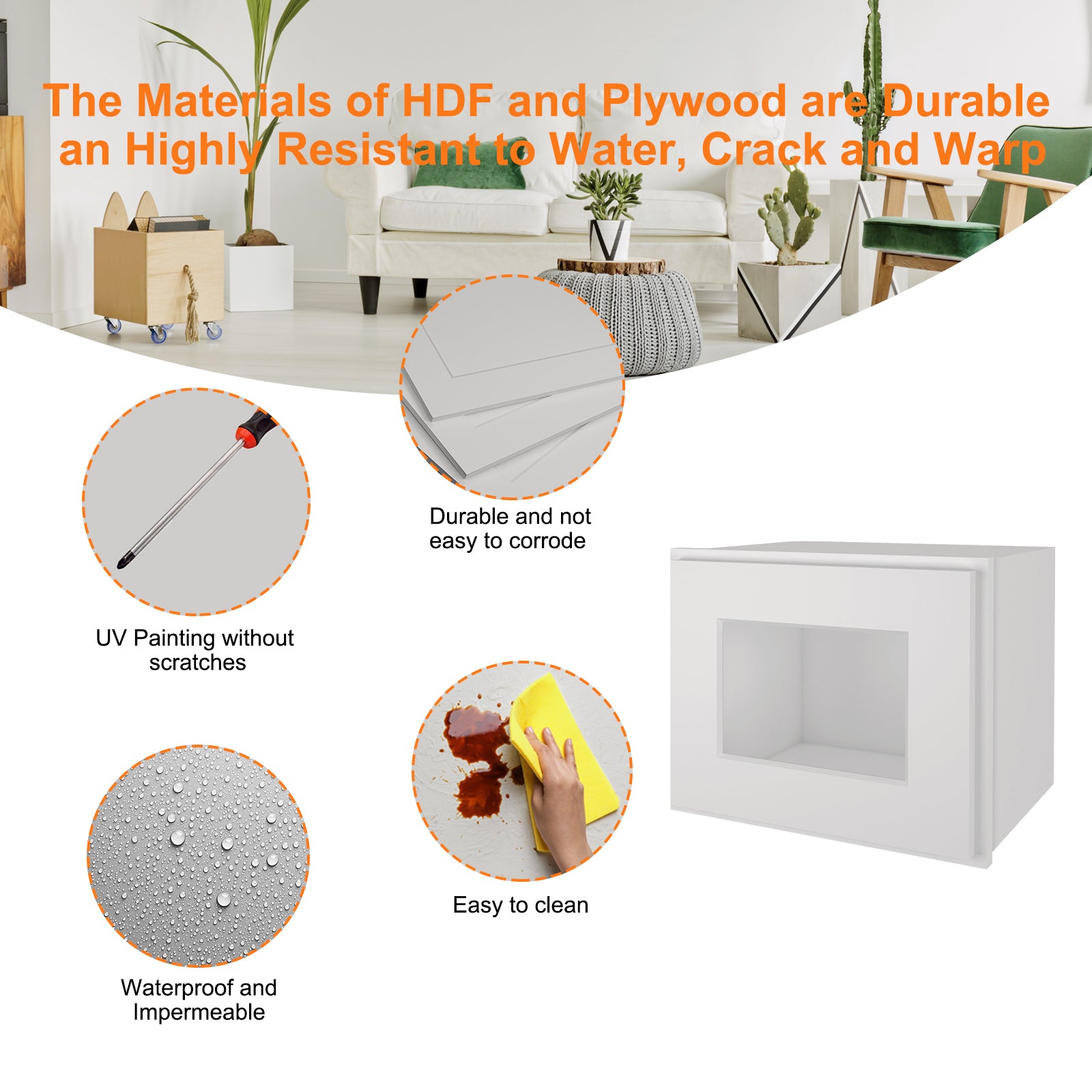 12"D*15"W*12"H Birch Solid Wood Medicine Cabinet Wall Mounted W1512GD