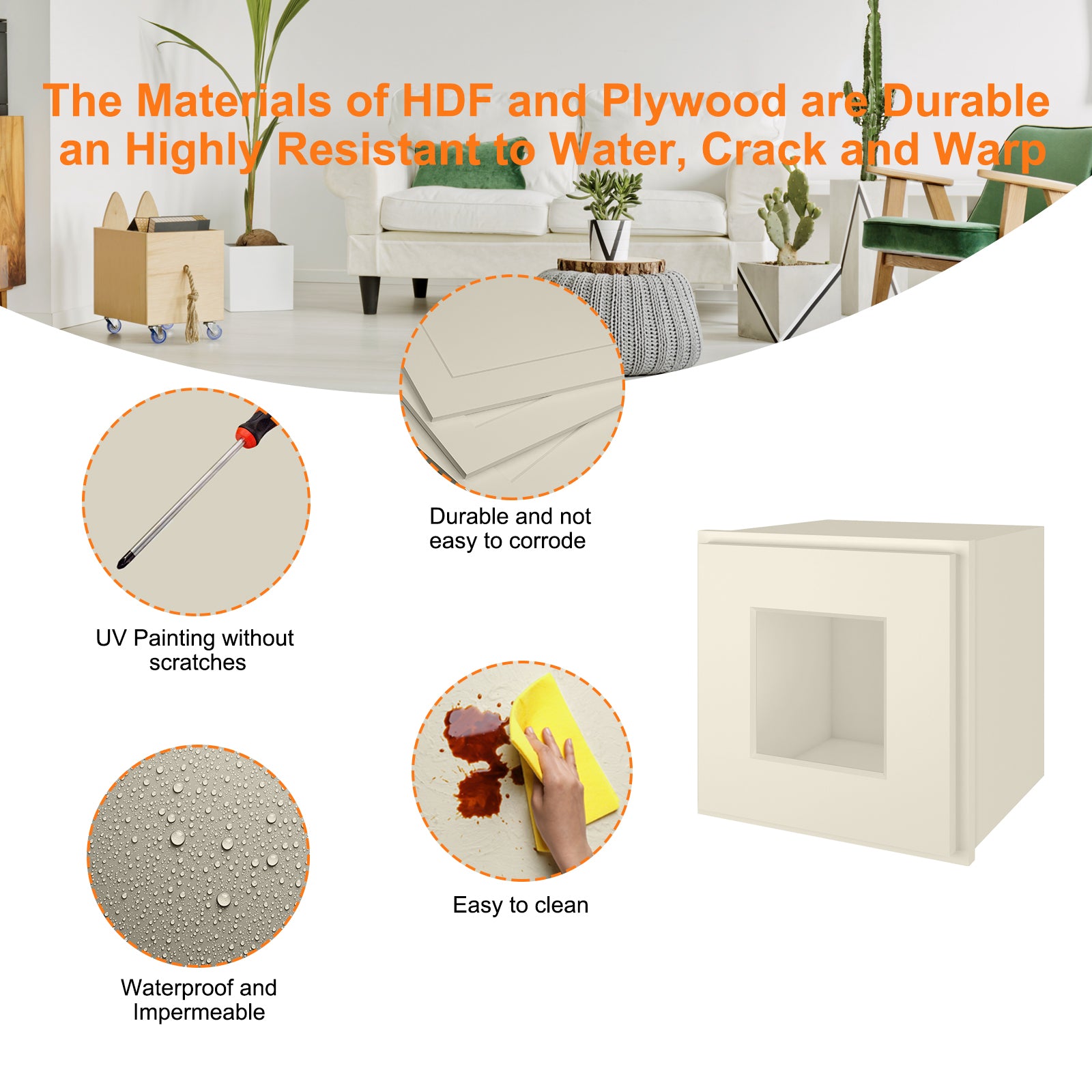 12"D*15"W*12"H Birch Solid Wood Medicine Cabinet Wall Mounted W1512GD