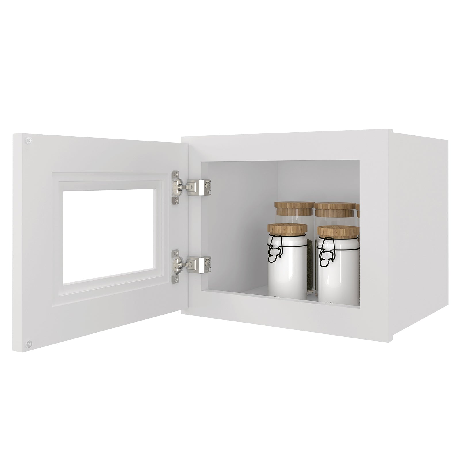 12"D*15"W*12"H Birch Solid Wood Medicine Cabinet Wall Mounted W1512GD