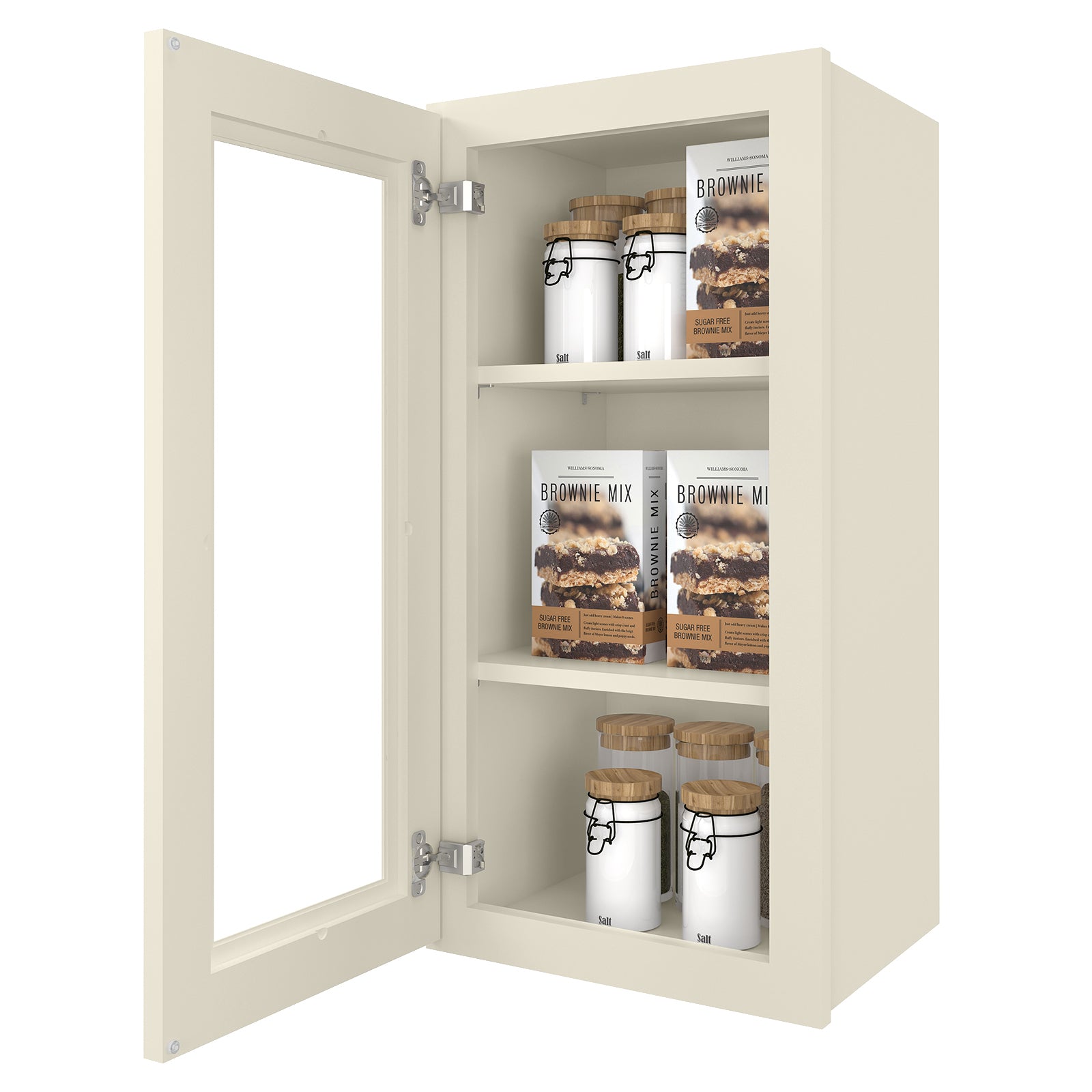 12"D*15"W*30"H Birch Solid Wood Medicine Cabinet Wall Mounted W1530GD