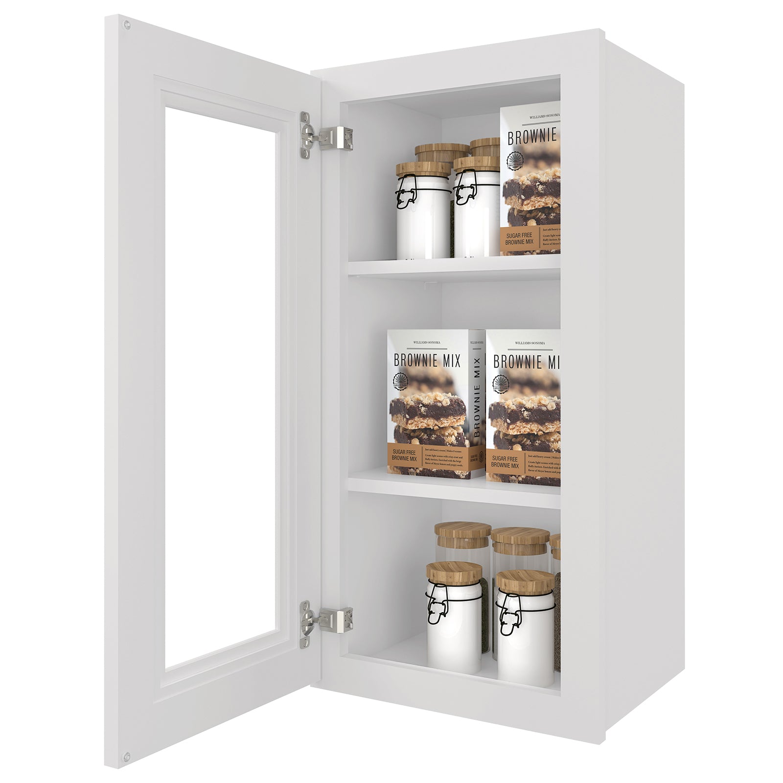 12"D*15"W*30"H Birch Solid Wood Medicine Cabinet Wall Mounted W1530GD