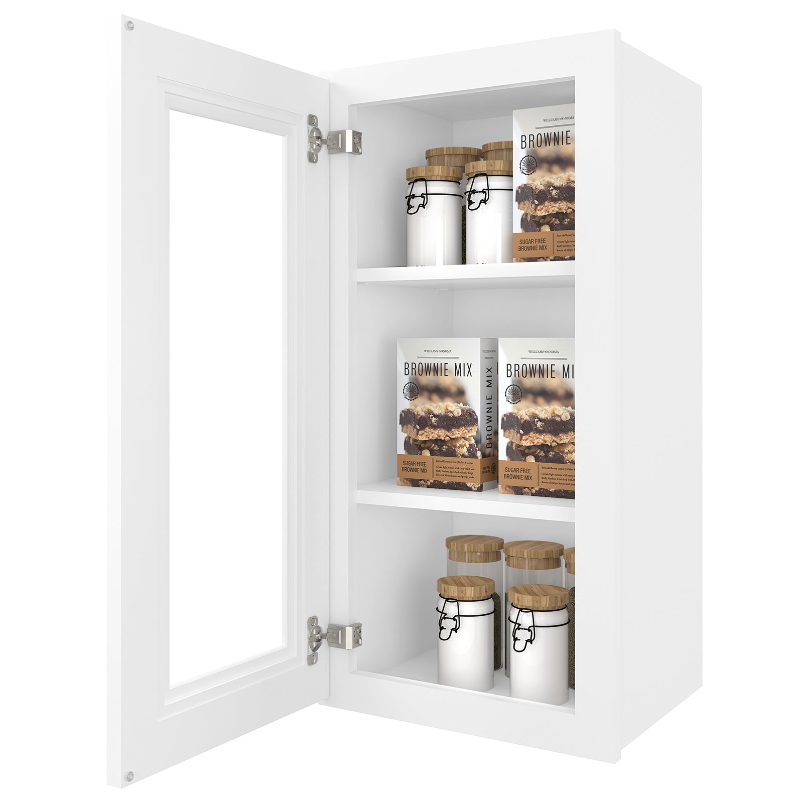 12"D*15"W*30"H Birch Solid Wood Medicine Cabinet Wall Mounted W1530GD