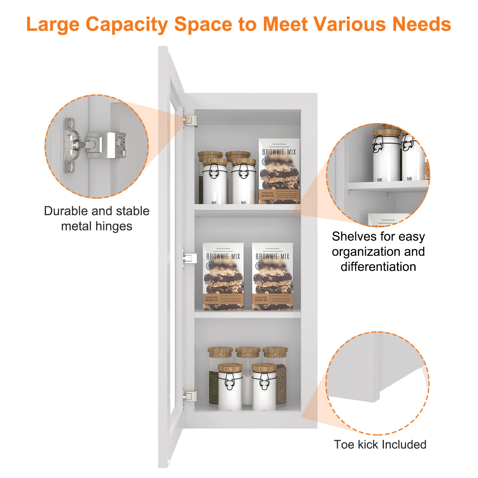 12"D*15"W*36"H Birch Solid Wood Medicine Cabinet Wall Mounted W1536GD