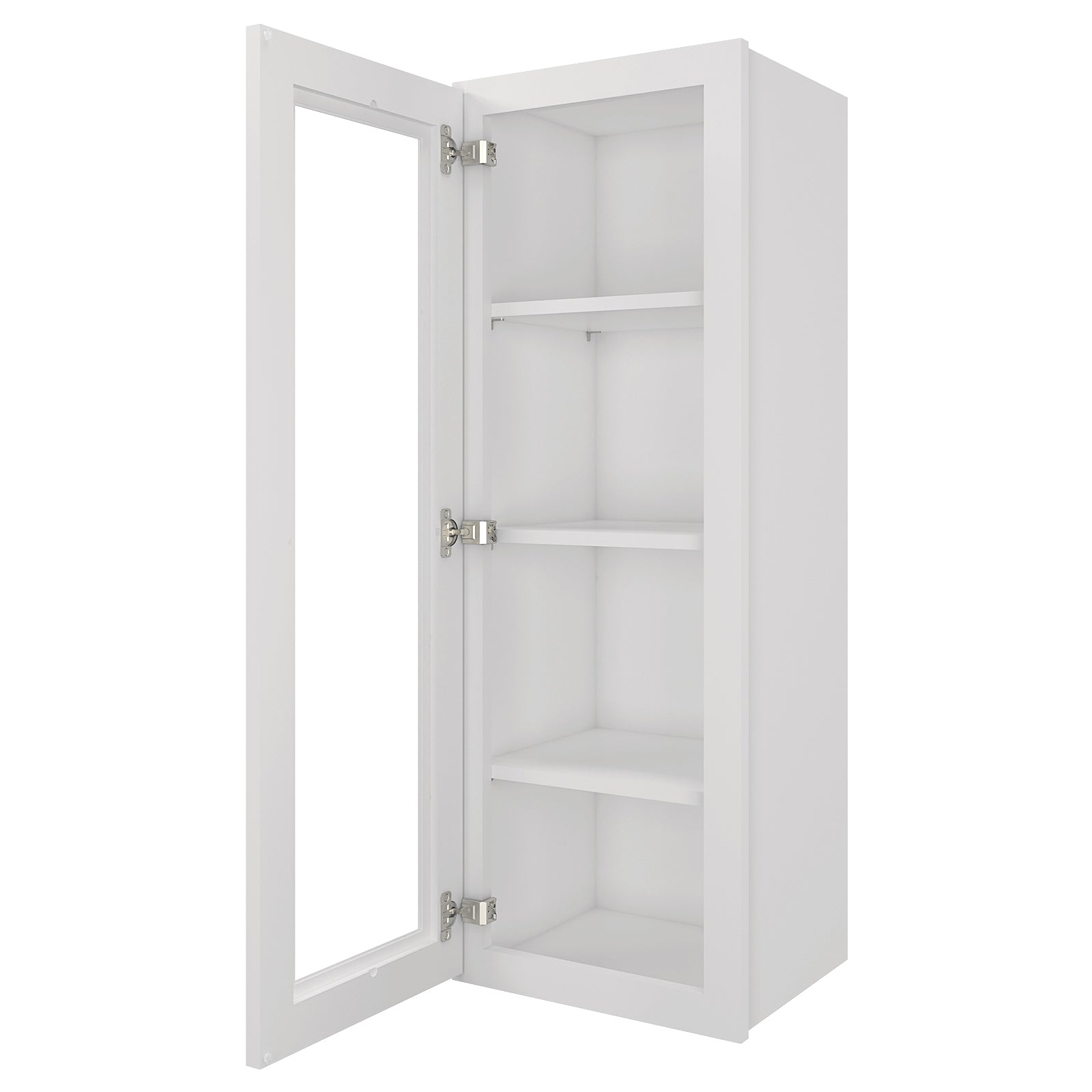 12"D*15"W*42"H Birch Solid Wood Medicine Cabinet Wall Mounted W1542GD