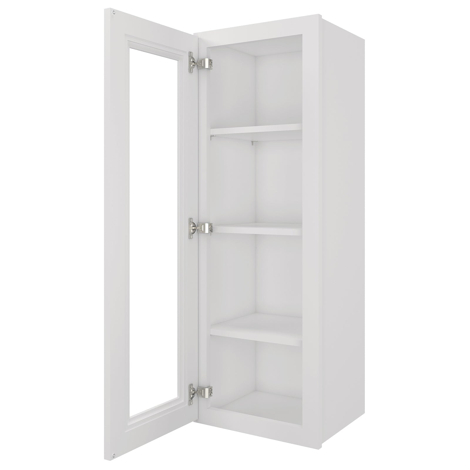 12"D*15"W*42"H Birch Solid Wood Medicine Cabinet Wall Mounted W1542GD