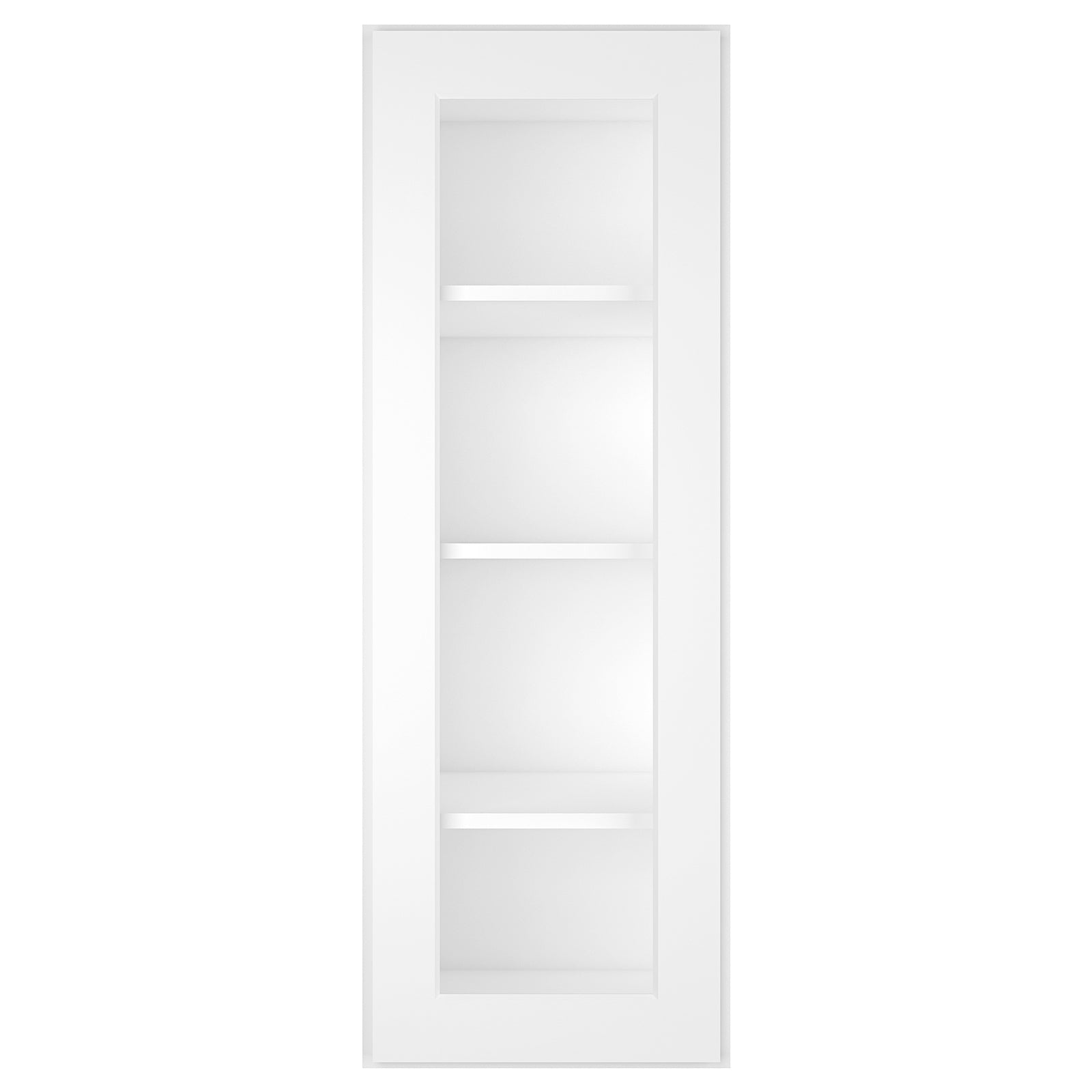 12"D*15"W*42"H Birch Solid Wood Medicine Cabinet Wall Mounted W1542GD