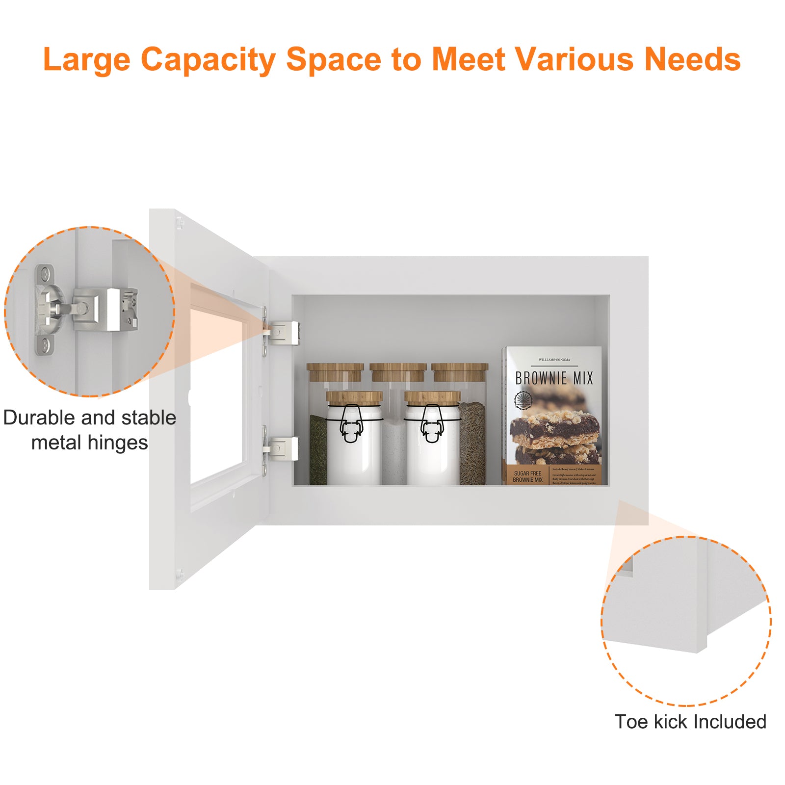 12"D*18"W*12"H Birch Solid Wood Medicine Cabinet Wall Mounted W1812GD