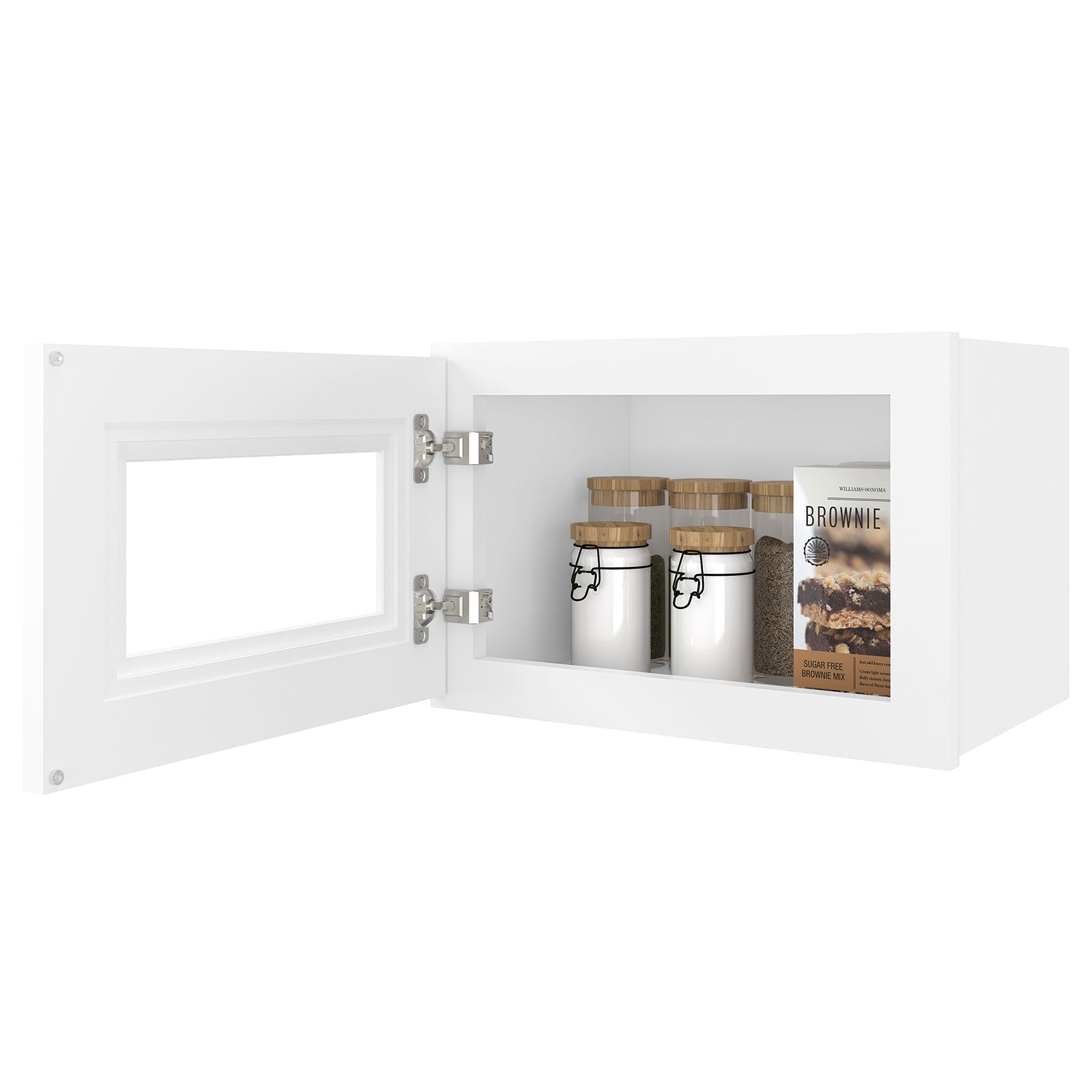 12"D*18"W*12"H Birch Solid Wood Medicine Cabinet Wall Mounted W1812GD