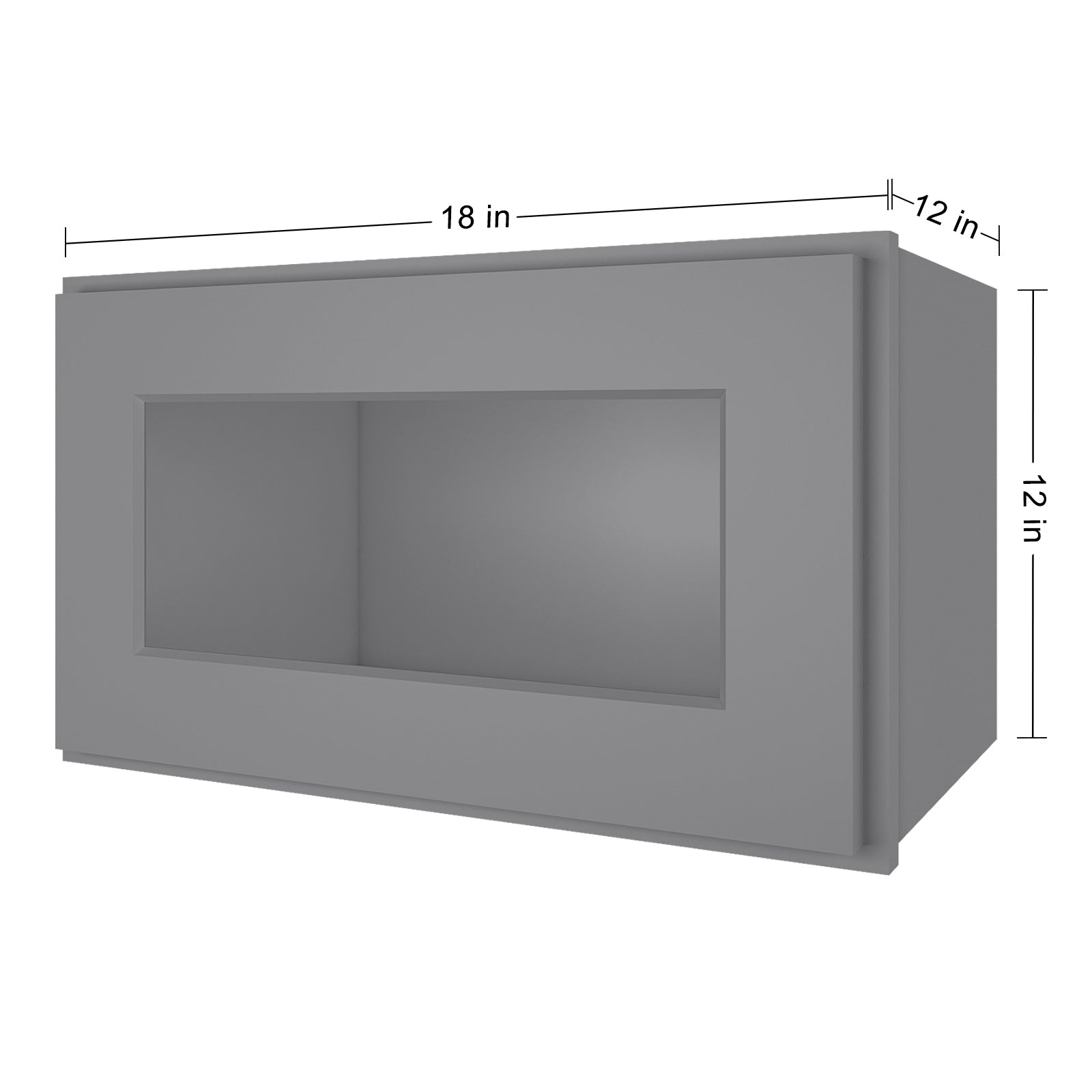 12"D*21"W*12"H Birch Solid Wood Medicine Cabinet Wall Mounted W2112GD