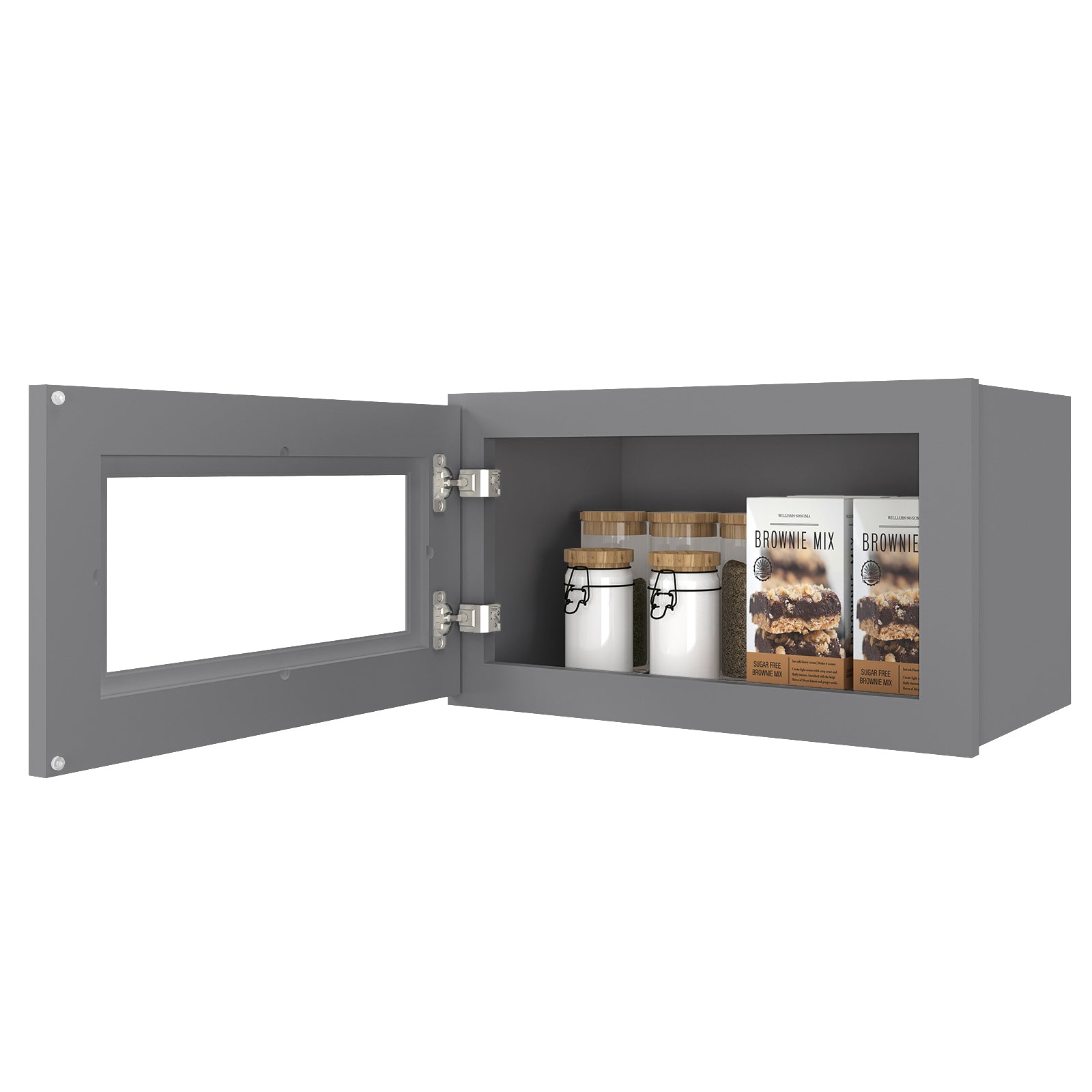 12"D*21"W*12"H Birch Solid Wood Medicine Cabinet Wall Mounted W2112GD