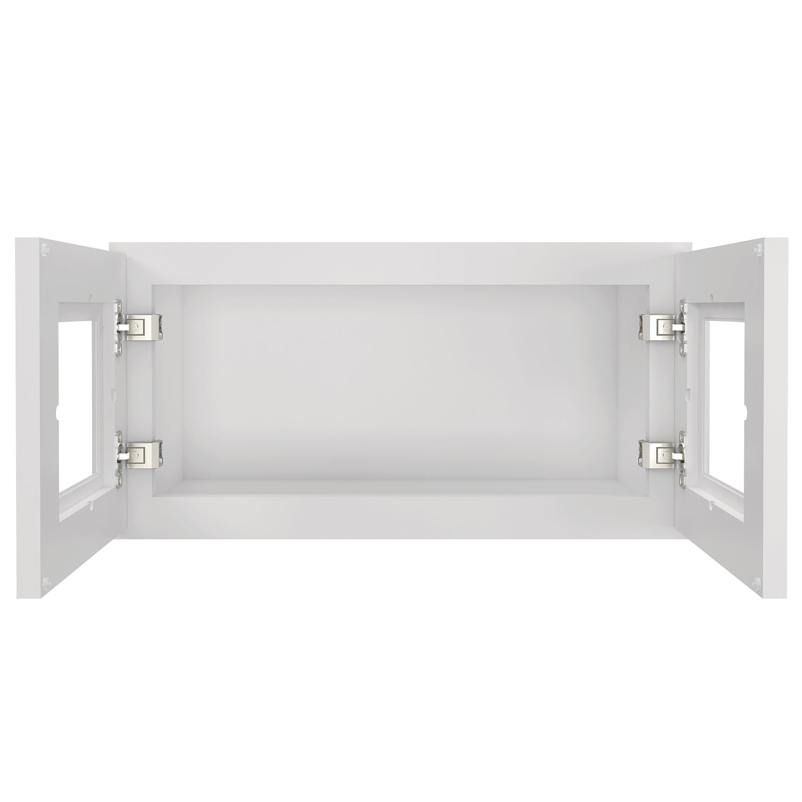 12"D*24"W*12"H Birch Solid Wood Medicine Cabinet Wall Mounted W2412GD