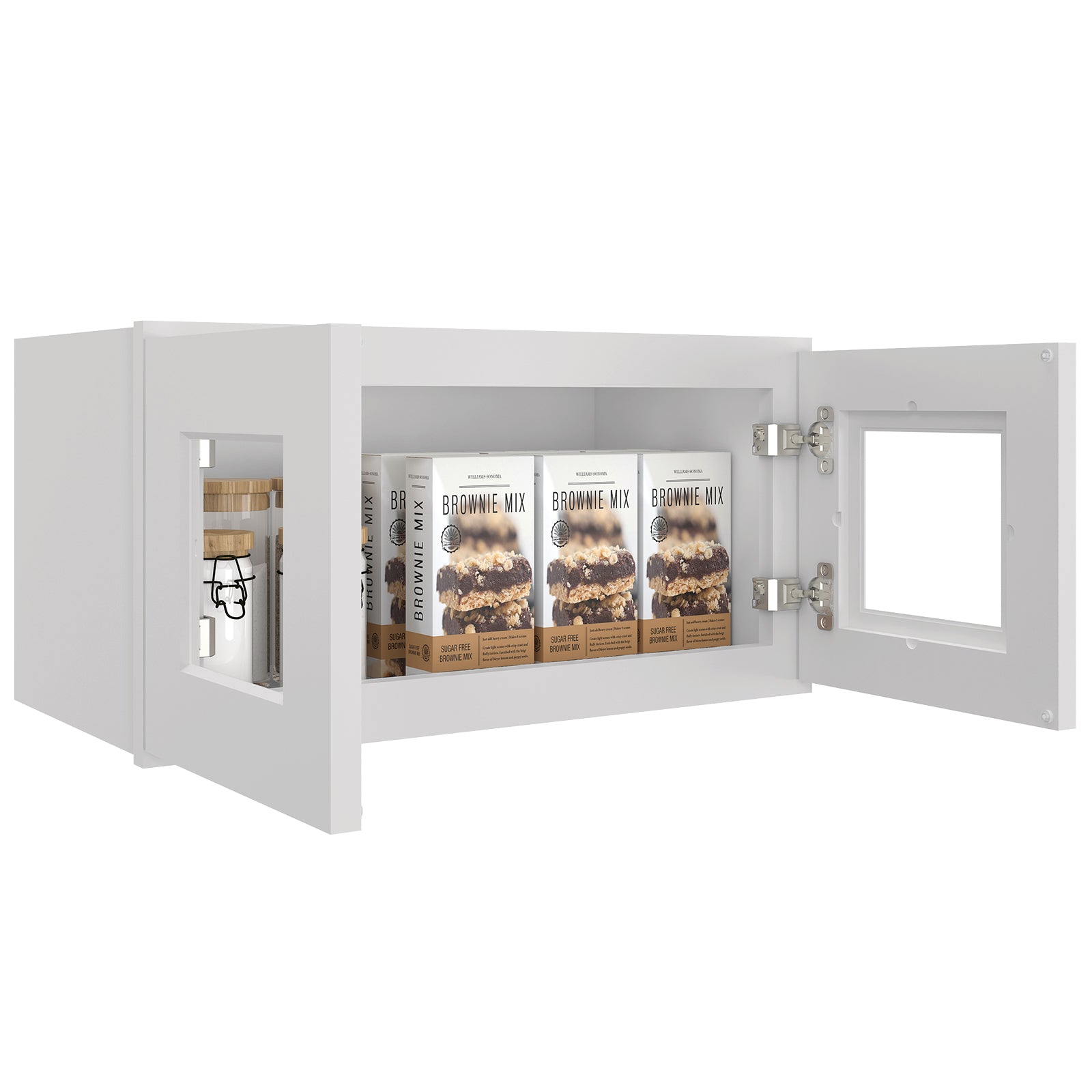 12"D*24"W*12"H Birch Solid Wood Medicine Cabinet Wall Mounted W2412GD