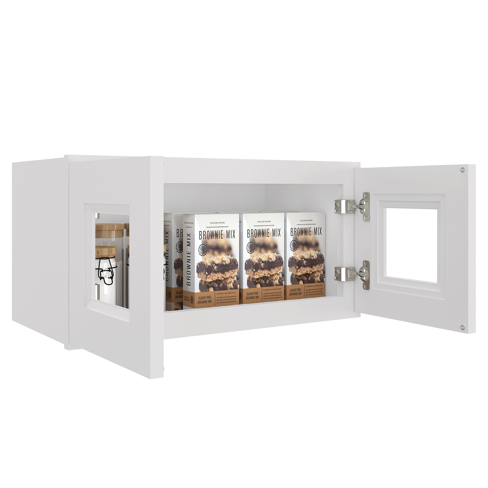 12"D*24"W*12"H Birch Solid Wood Medicine Cabinet Wall Mounted W2412GD