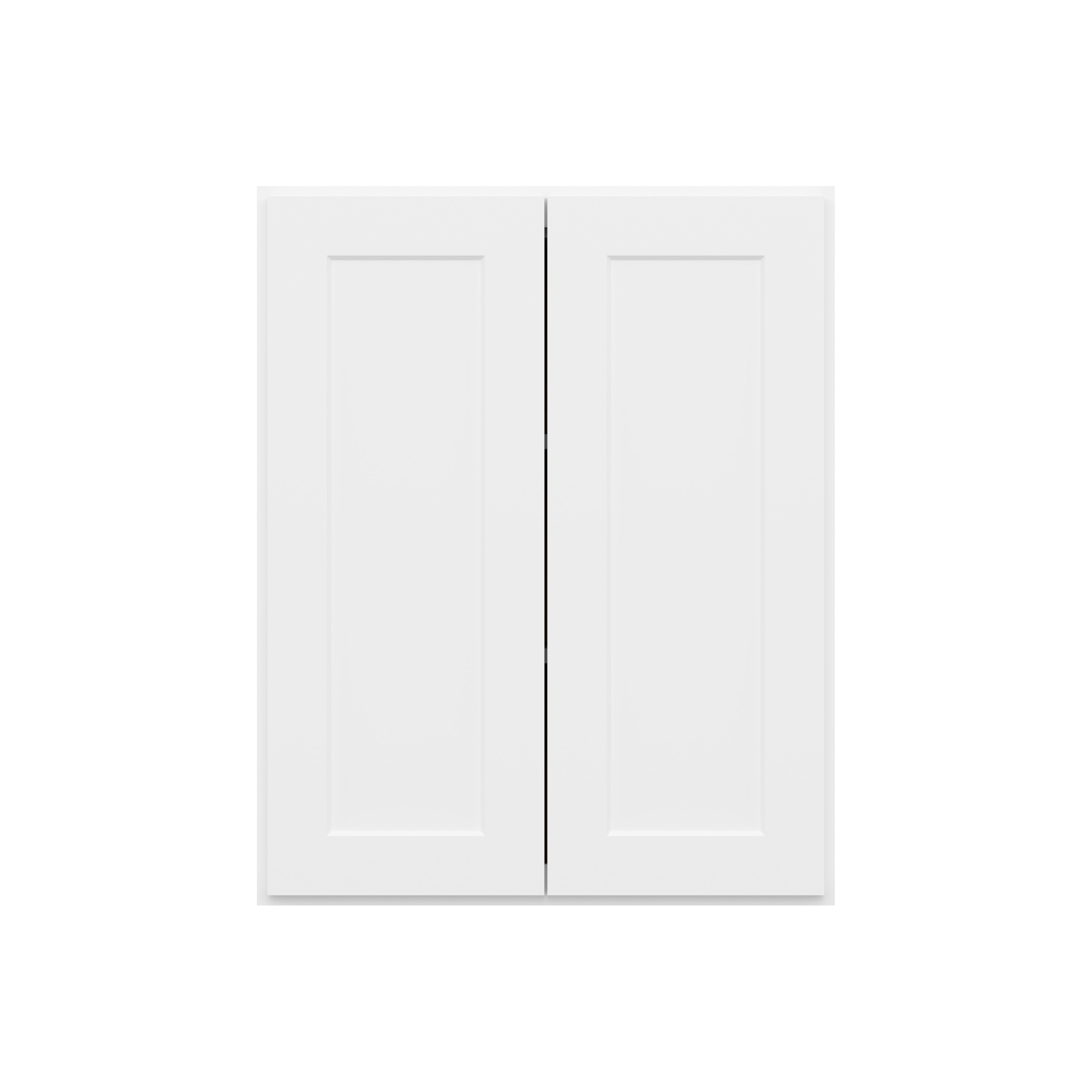 HOMLUX Easy-DIY 24-in W x 12-in D x 42-in H in Shaker White Ready to Assemble Wall Kitchen Cabinet