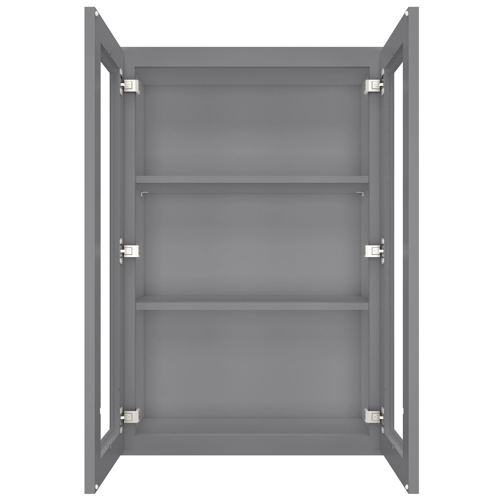 12"D*24"W*36"H Birch Solid Wood Medicine Cabinet Wall Mounted W2436GD