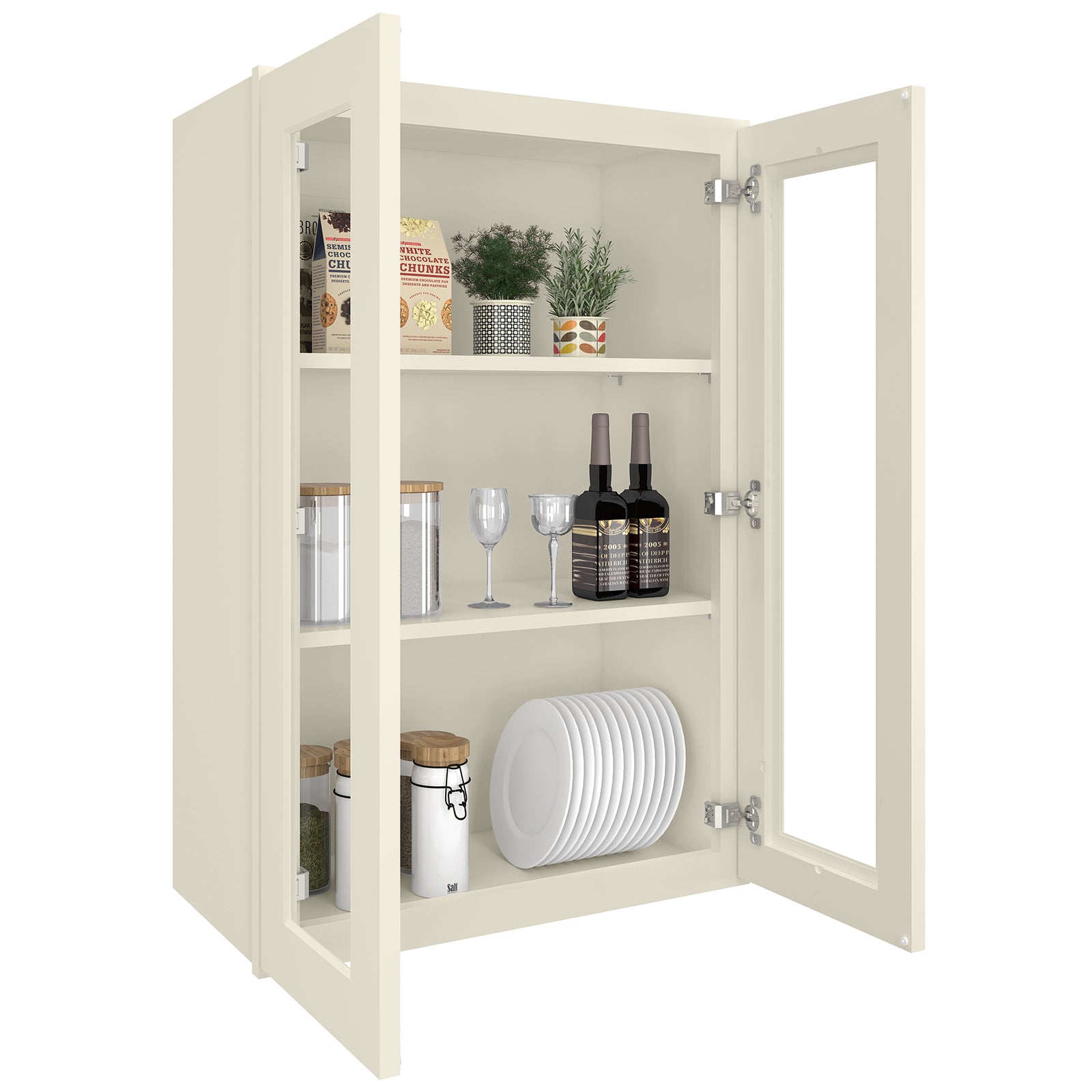 12"D*24"W*36"H Birch Solid Wood Medicine Cabinet Wall Mounted W2436GD