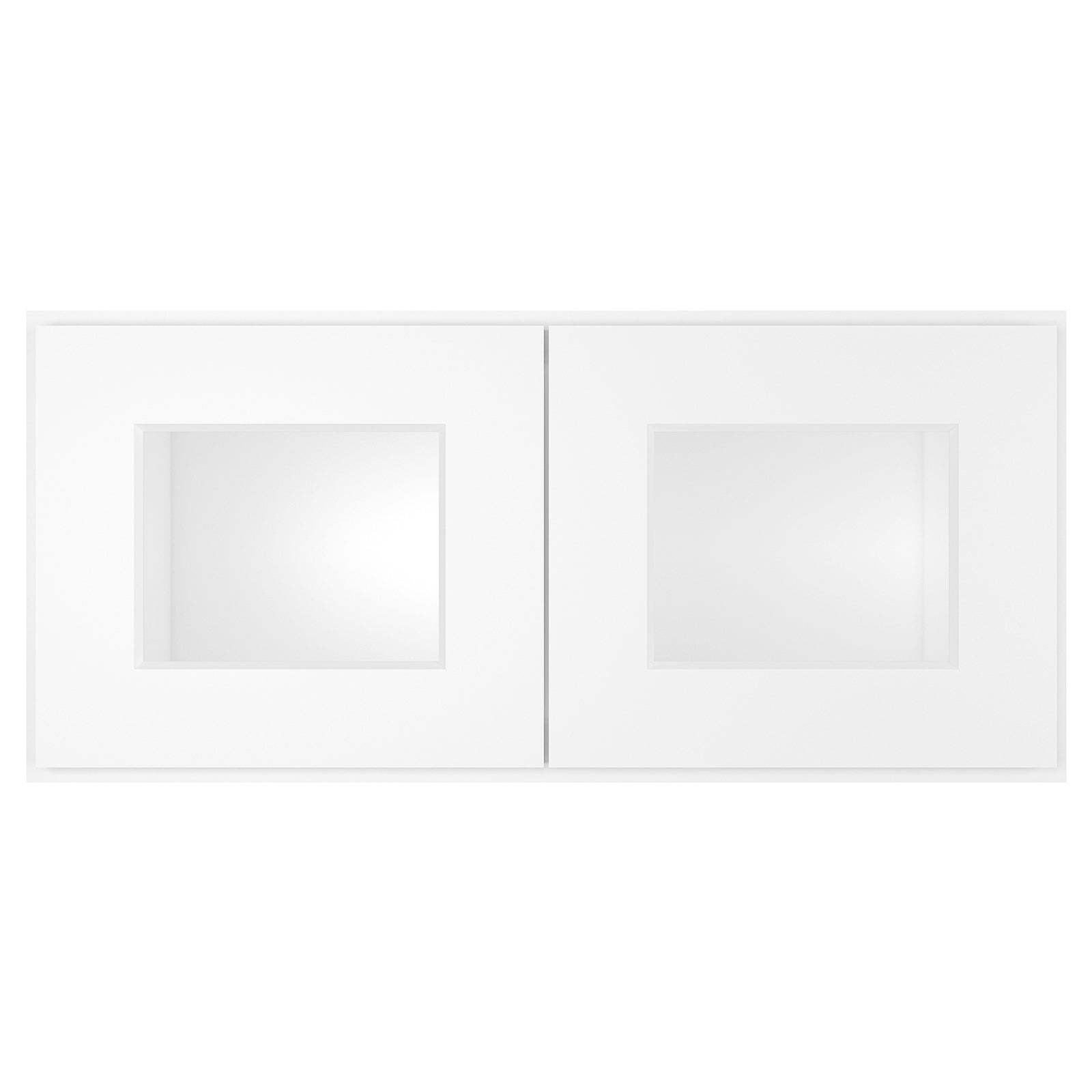 12"D*27"W*12"H Birch Solid Wood Medicine Cabinet Wall Mounted W2712GD