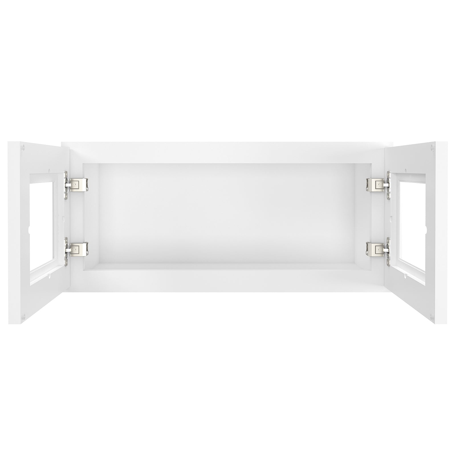 12"D*27"W*12"H Birch Solid Wood Medicine Cabinet Wall Mounted W2712GD