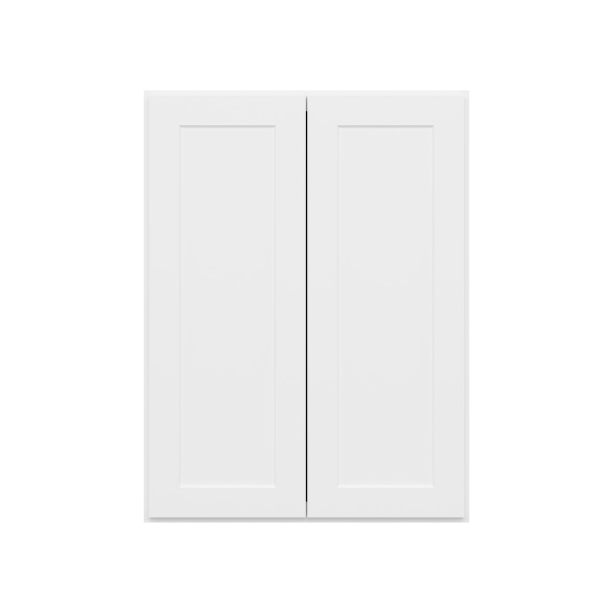 HOMLUX Easy DIY 24-in W x 12-in D x 42-in H in Royal White Plywood Ready to Assemble Wall Kitchen Cabinet Glass NOT included
