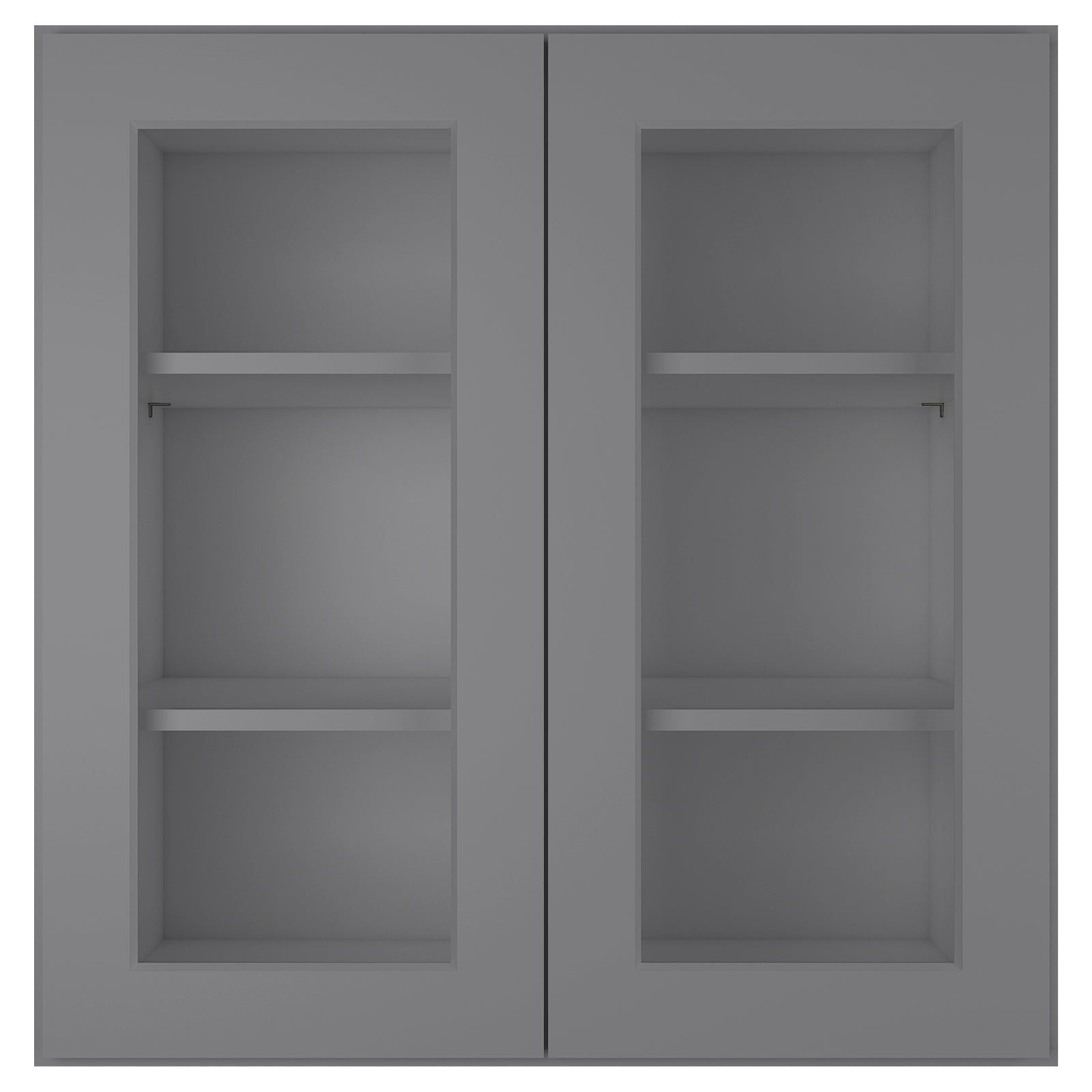 12"D*30"W*30"H Birch Solid Wood Medicine Cabinet Wall Mounted W3030GD