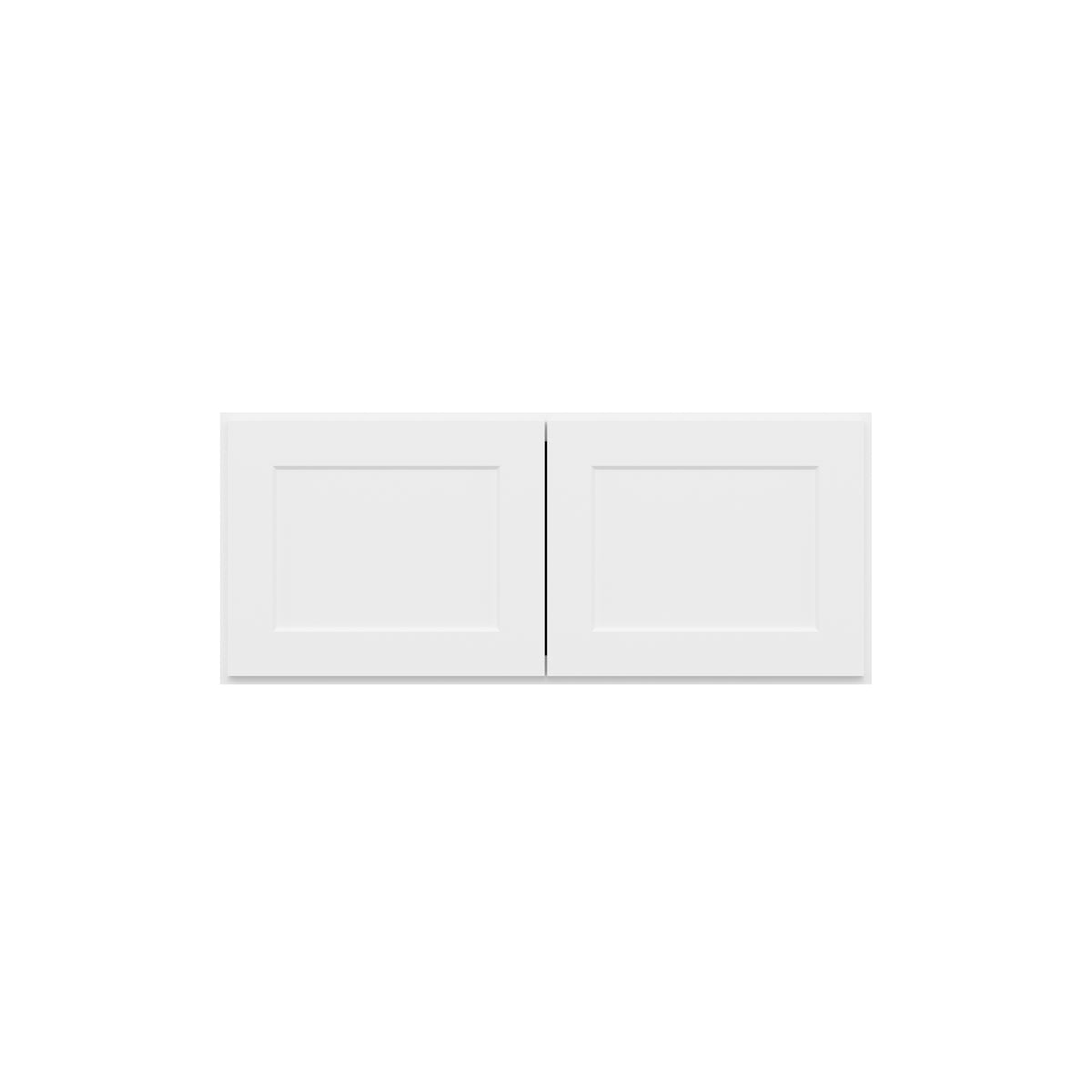 HOMLUX Easy-DIY 36-in W x 24-in D x 15-in H in Shaker White Ready to Assemble Wall Refrigerator Kitchen Cabinet with 2 Doors