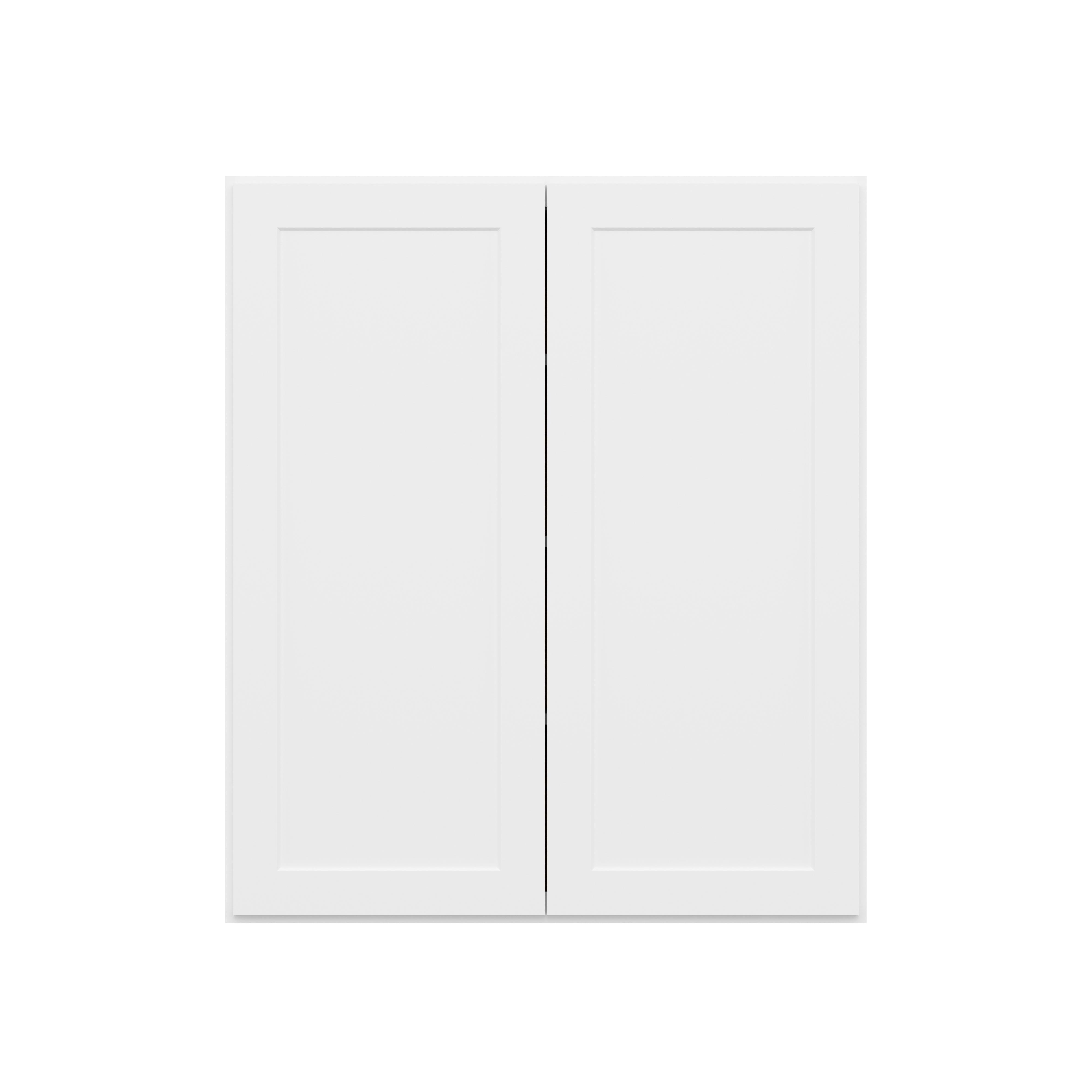 HOMLUX Easy-DIY 36-in W x 12-in D x 42-in H in Shaker White Ready to Assemble Wall Kitchen Cabinet 2 Doors-3 Shelves
