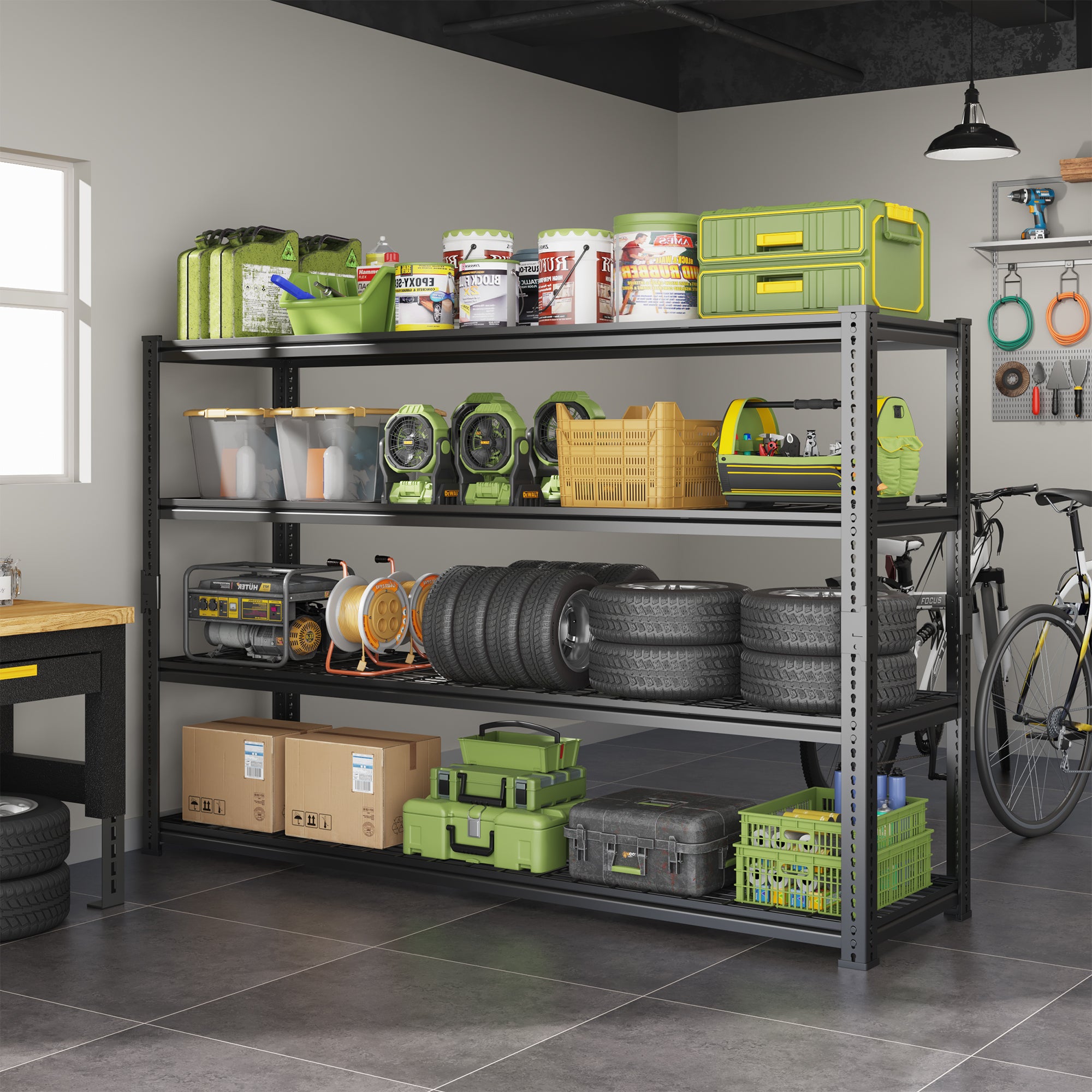 Heavy Duty Metal Utility Shelving Unit