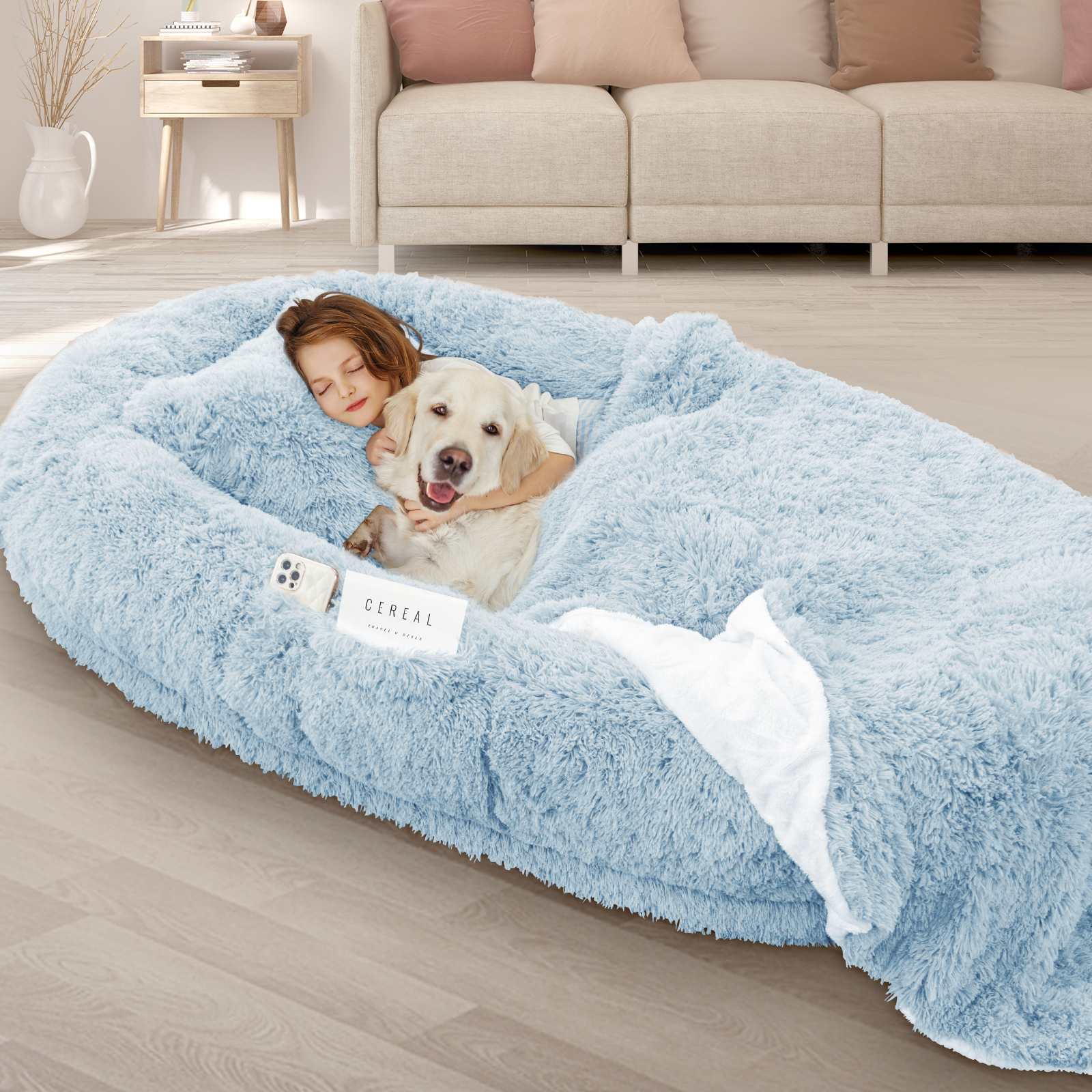 Memory Foam Washable Dog Bed