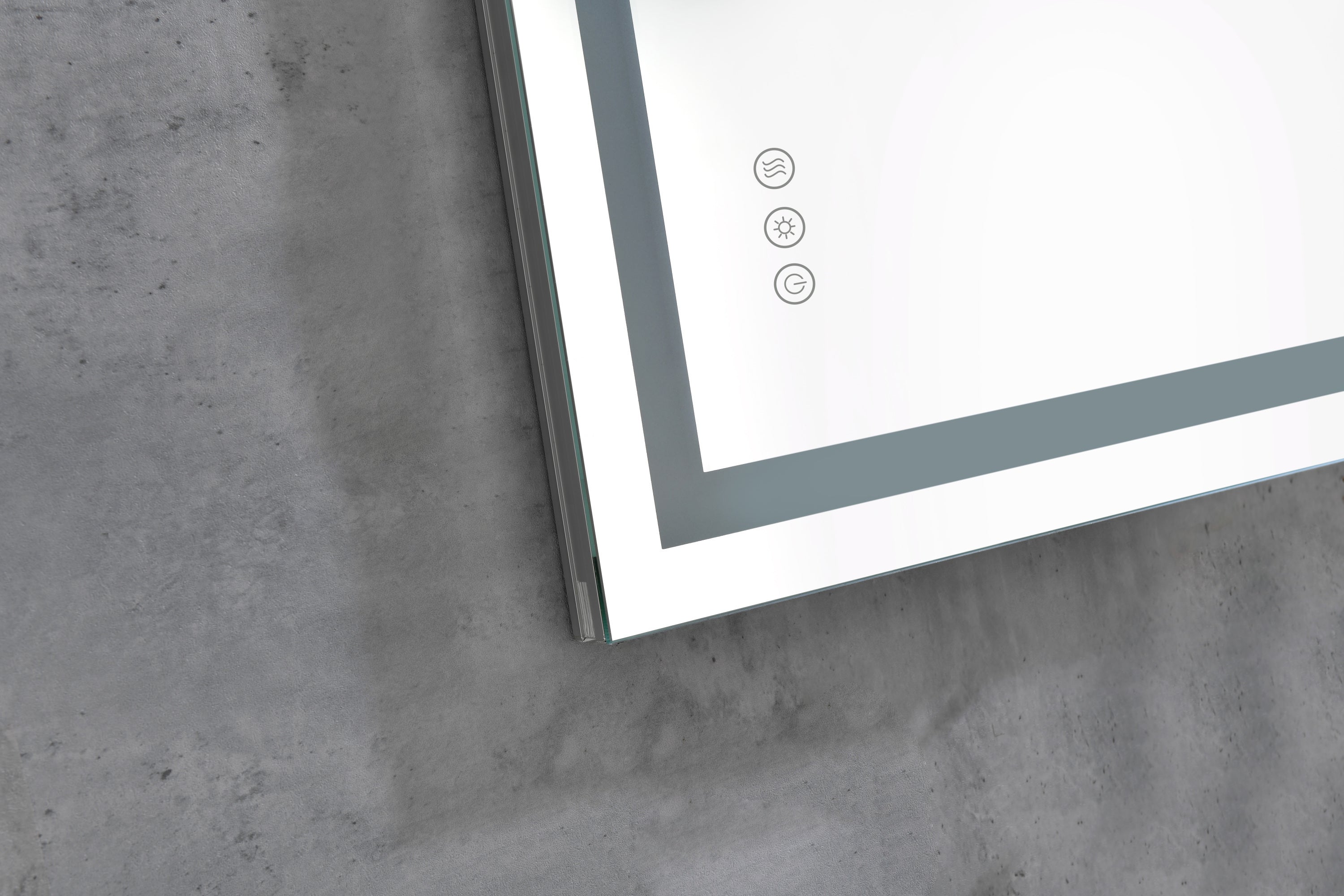 LED Bathroom Mirror 40 "x 30 " with Front and Backlight, Large Dimmable Wall Mirrors with Anti-Fog, Shatter-Proof, Memory, 3 Colors, LED Vanity Mirror