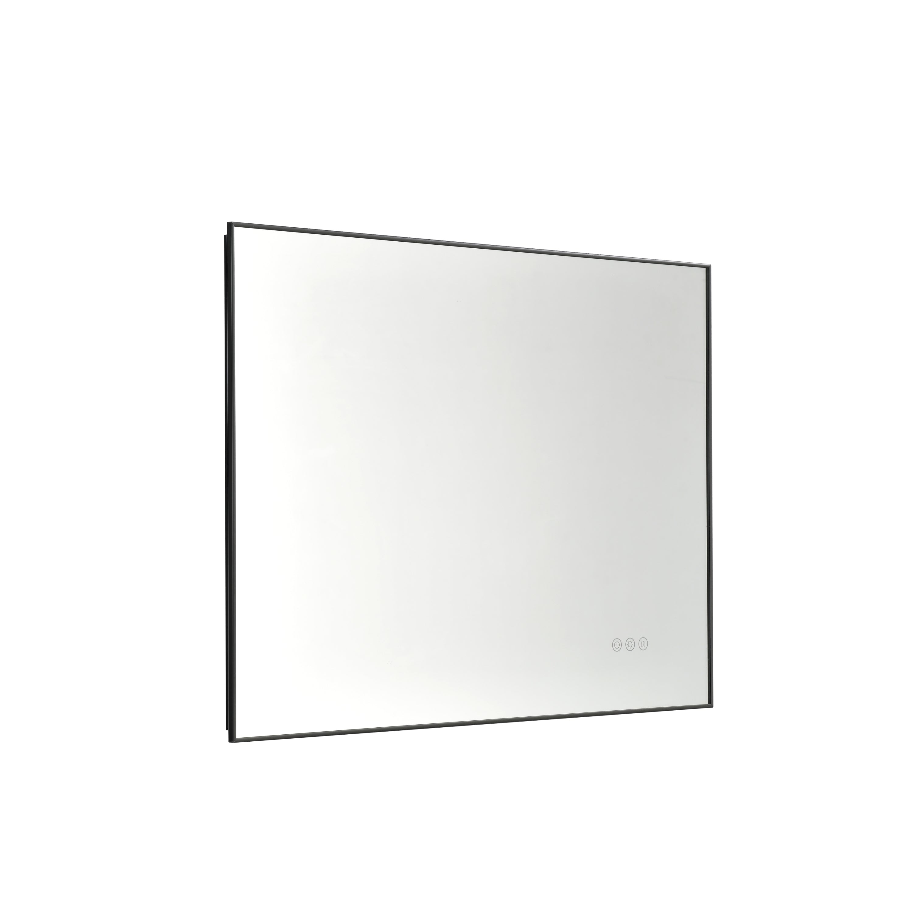 Super Bright Led Bathroom Mirror with Lights,Metal Frame Mirror Wall Mounted Lighted Vanity Mirrors Dimmable Led Mirror for Makeup,Horizontal or vertical/GunGray Metal