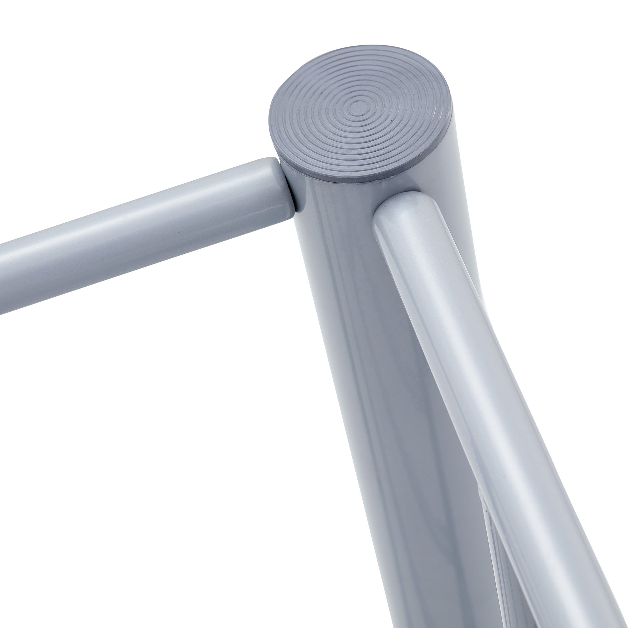 Full-Full-Full Metal Triple Bed with Built-in Ladder, Divided into Three Separate Beds,Gray(OLD SKU:LP000297AAE)