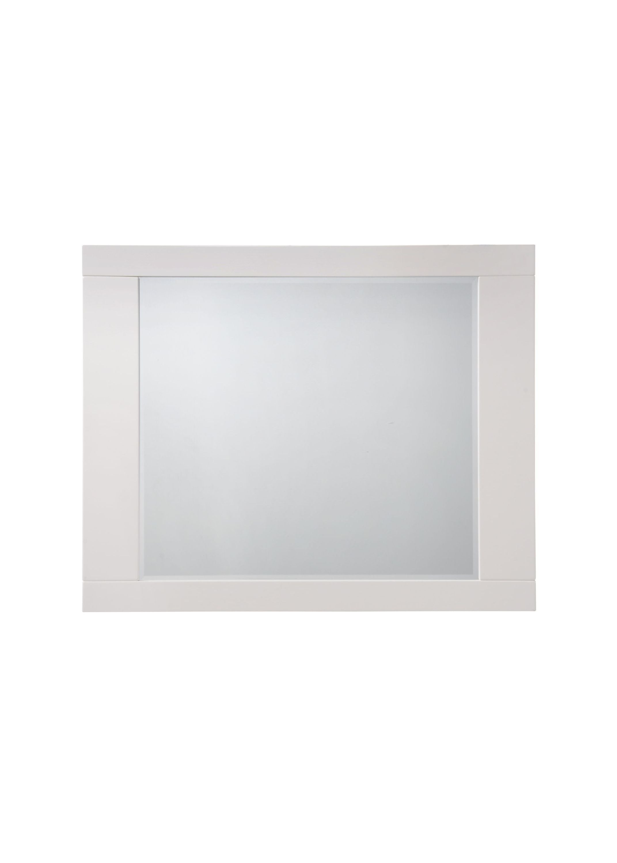 Naima II Mirror in White High Gloss 26774