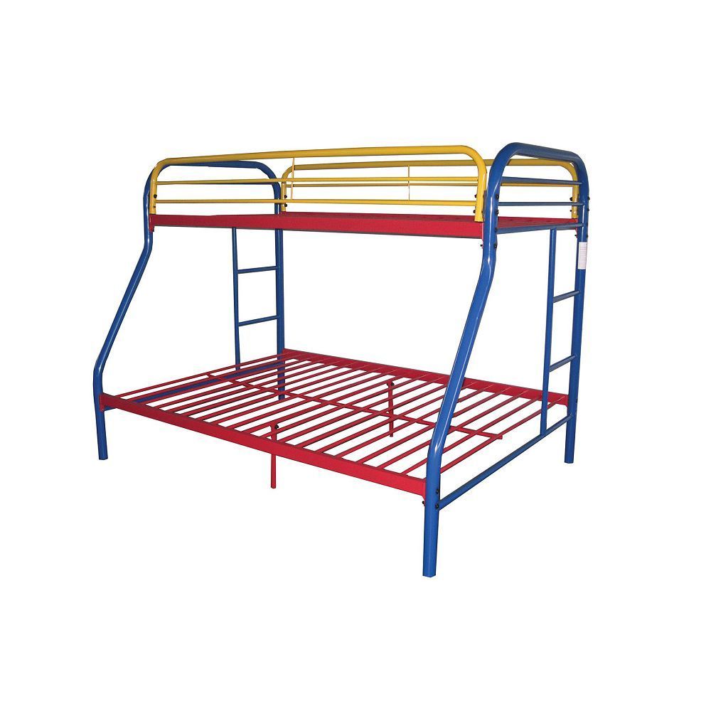 Tritan Bunk Bed (Twin/Full) in Rainbow 02053RNB
