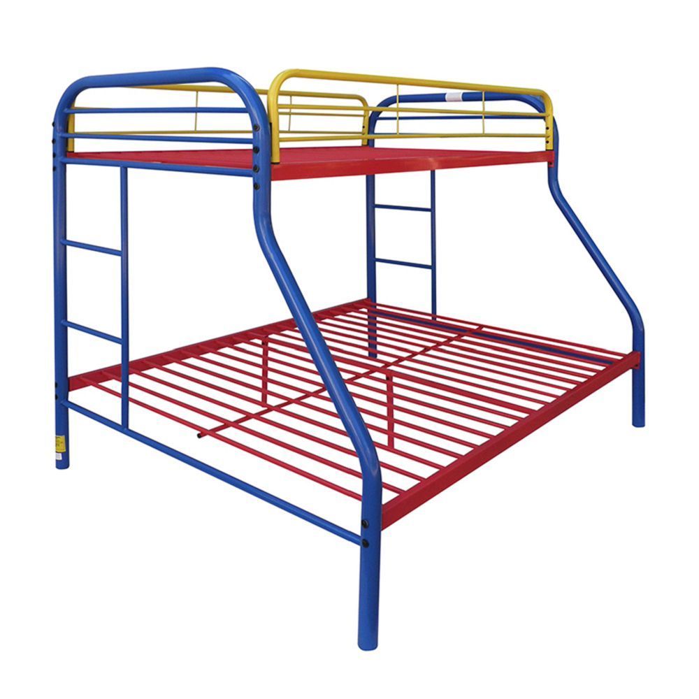 Tritan Bunk Bed (Twin/Full) in Rainbow 02053RNB