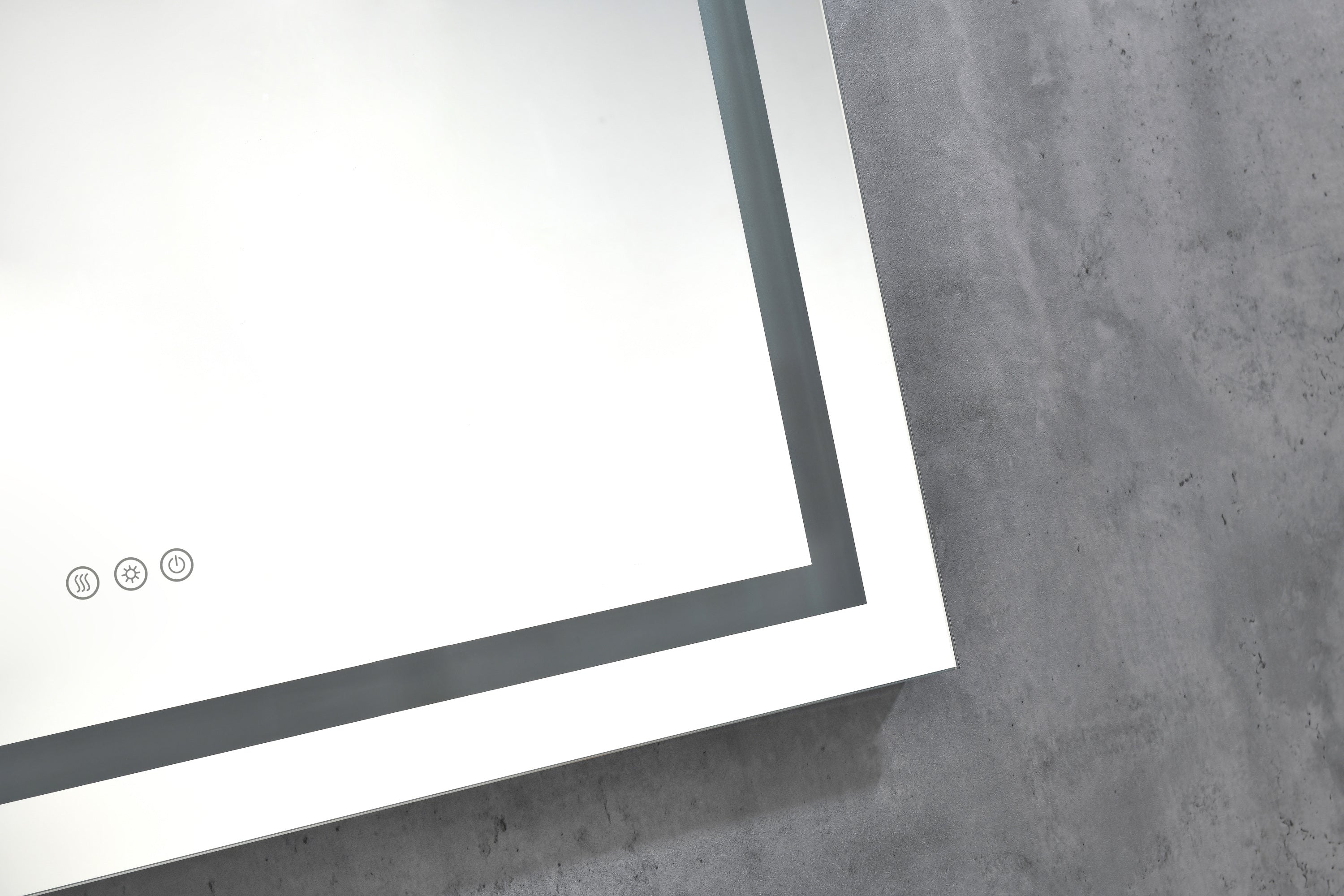 36x 36Inch LED Mirror Bathroom Vanity Mirrors with Lights, Wall Mounted Anti-Fog Memory Large Dimmable Front Light Makeup Mirror