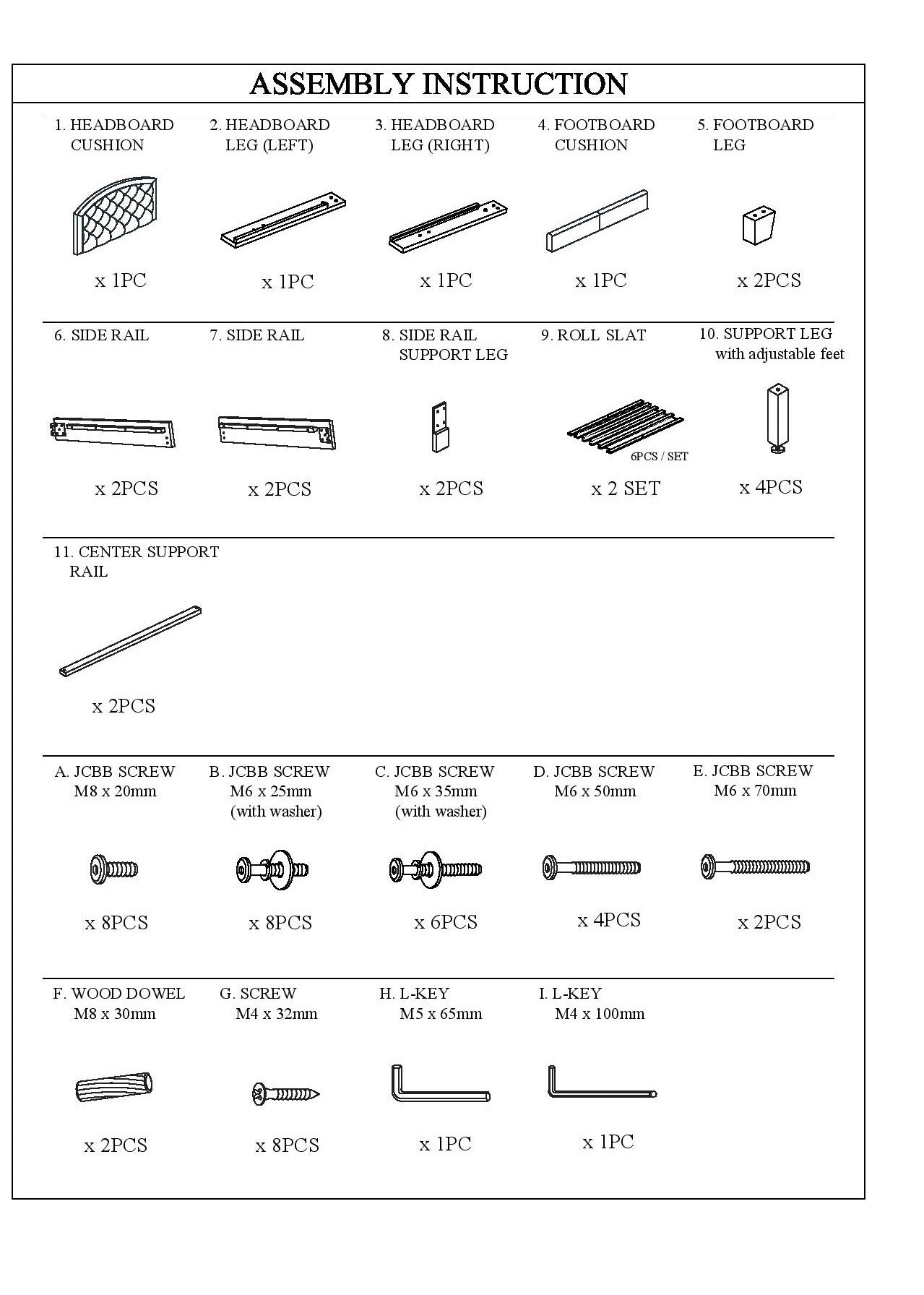1pc Upholstered Platform Bed with Adjustable Headboard Twin Size Bed Pink Fabric