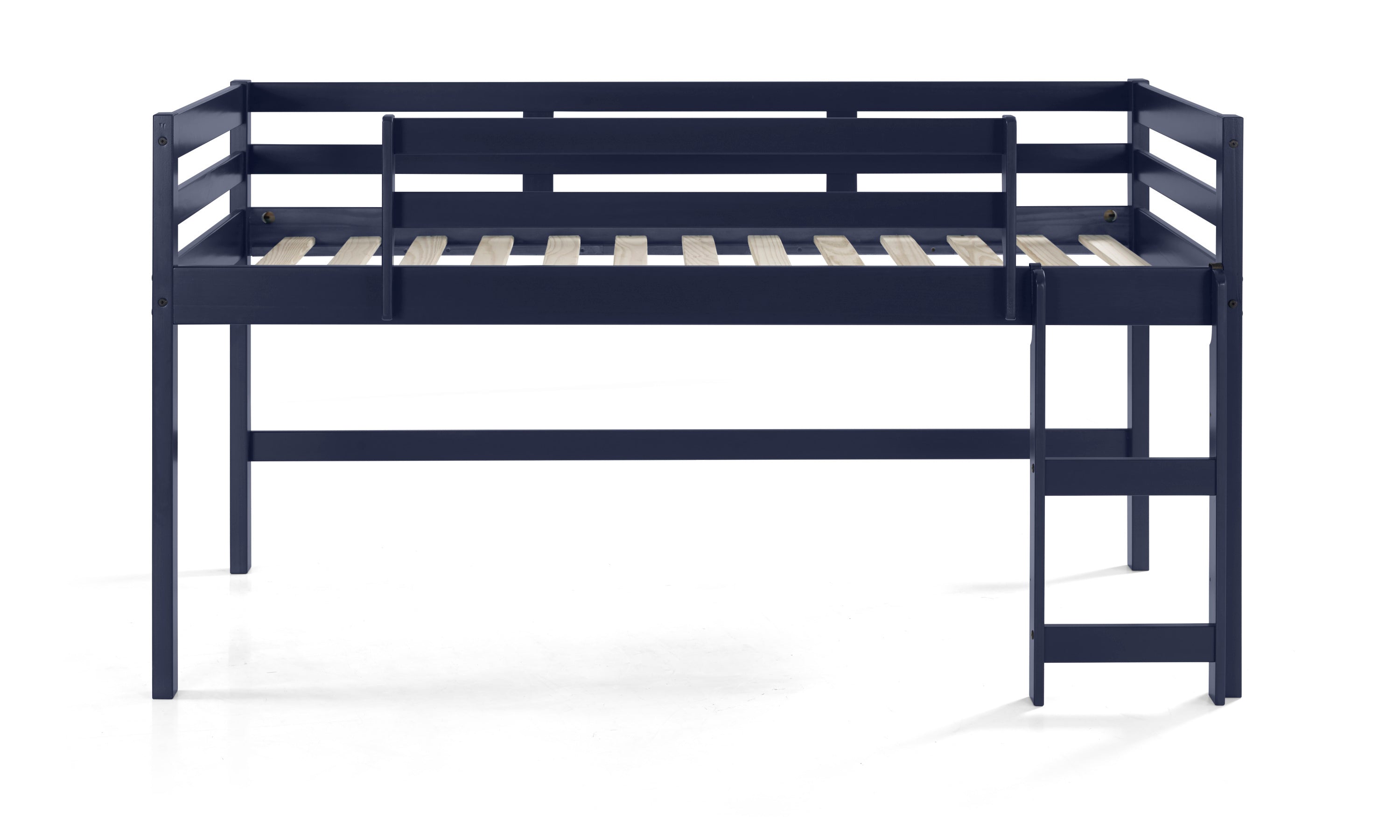 Lara Twin Loft Bed, Navy Blue Finish 38260
