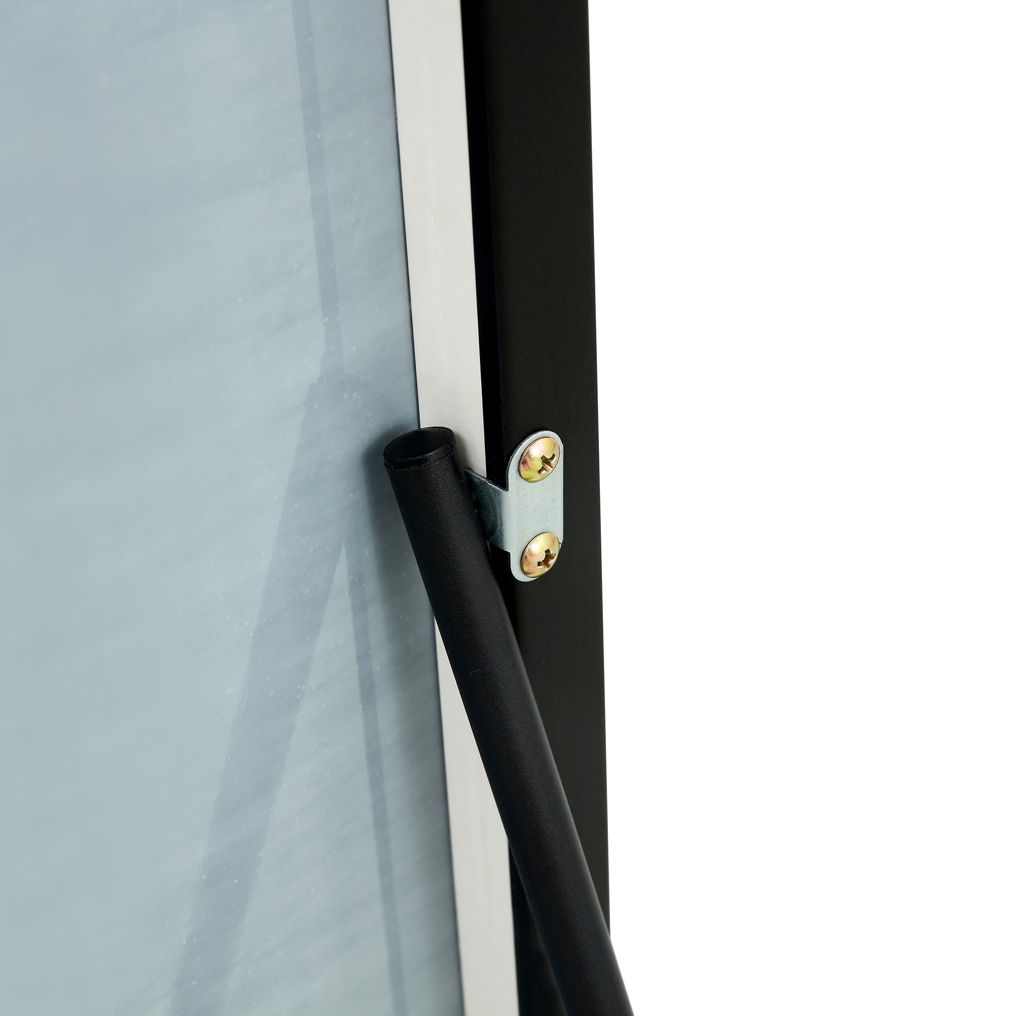 Black Solid Wood Frame Full-length Mirror, Dressing Mirror, Bedroom Home Porch, Decorative Mirror, Clothing Store, Floor Mounted Large Mirror, Wall Mounted.